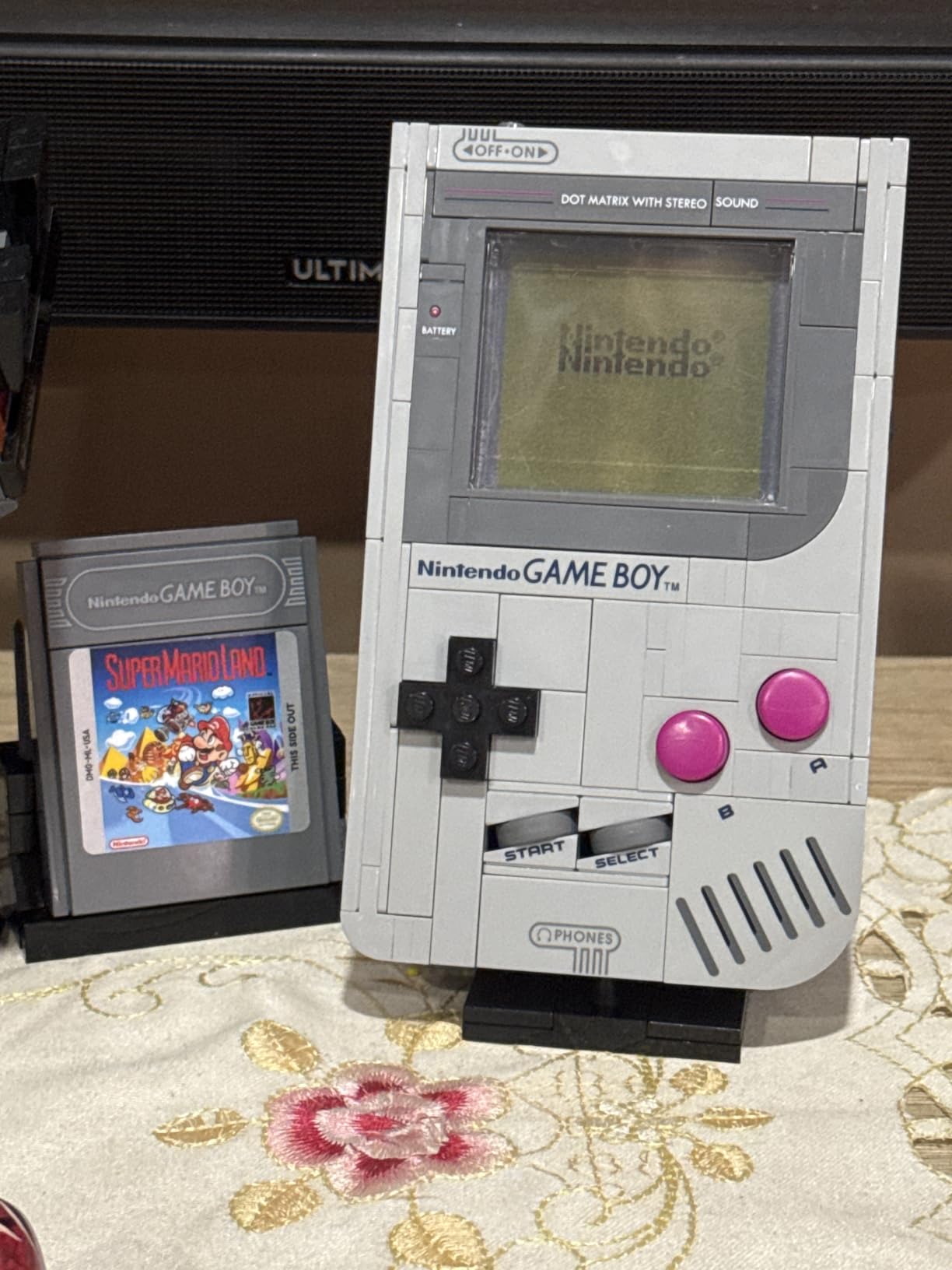 LEGO Super Mario Game Boy - Retro Building Sets for Adults, Ages 18+ - Gifts for Birthdays - Collectible Model with Game Paks and Display Stand - 72046 customer photo 1