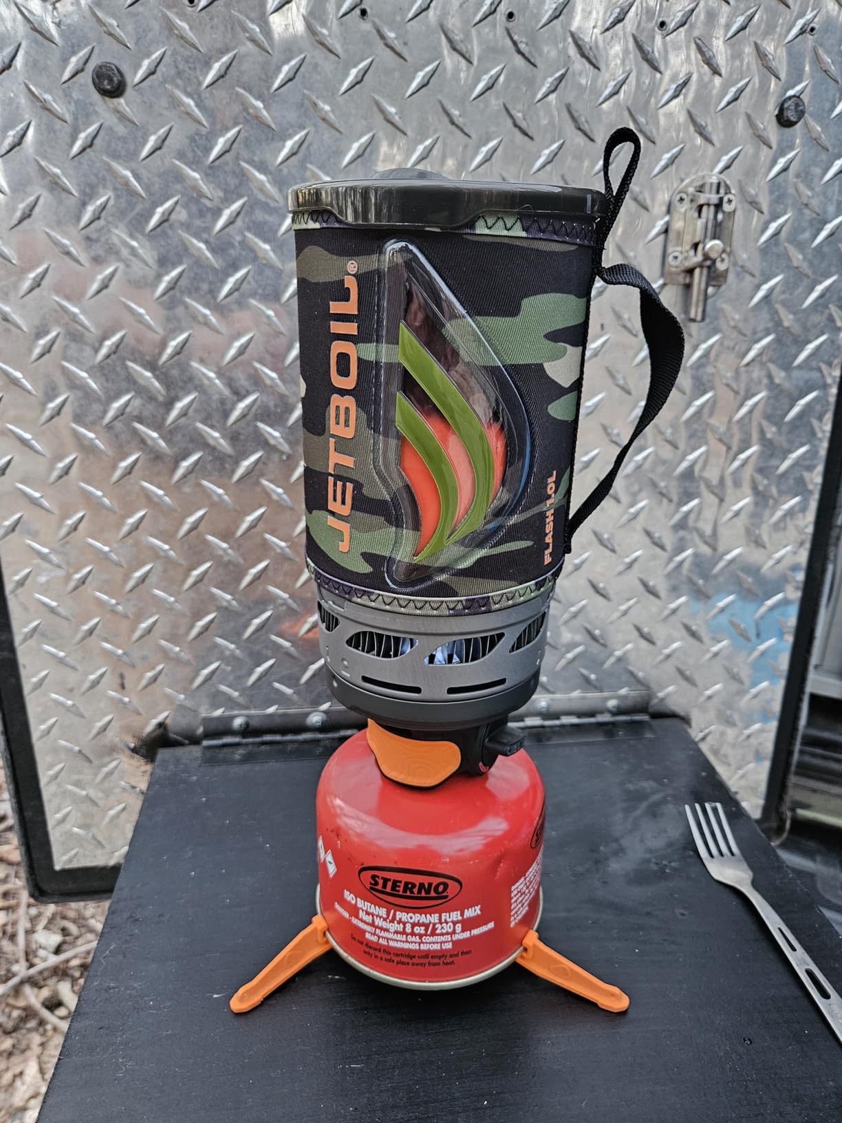 Jetboil Flash Portable Fast Boil Stove for Camping and Backpacking with 1-Step Auto Ignition, Propane/Isobutane Burner with Cooking Cup customer photo 2