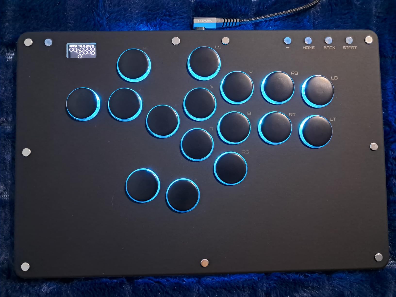 Haute42 T16 Pro Leverless Arcade Stick, Hot-Swap 16-Key Controller (Black) customer photo 2
