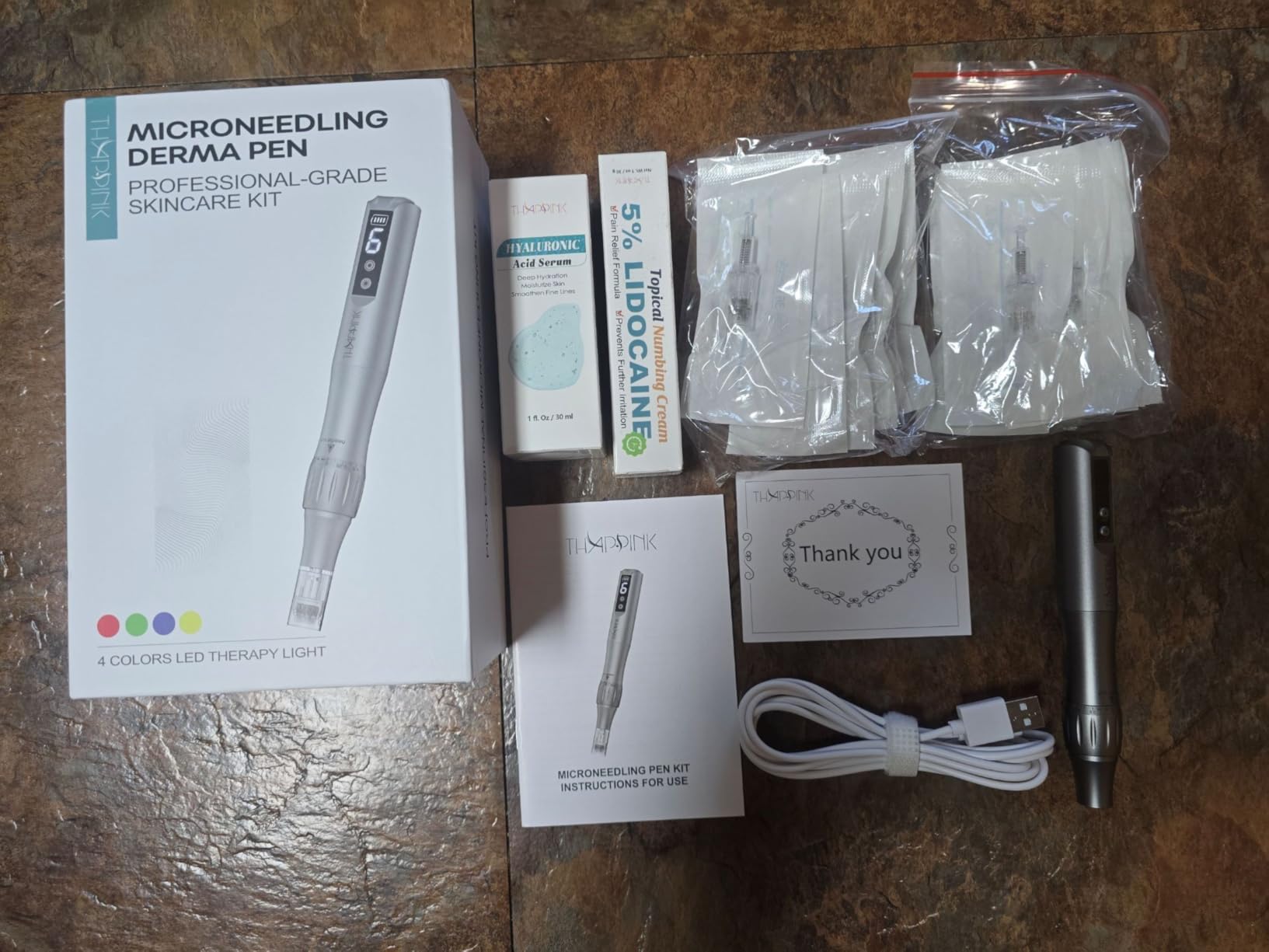 Microneedling Pen Microneedle Derma Roller Pen 0.25mm for Home Use customer photo 1