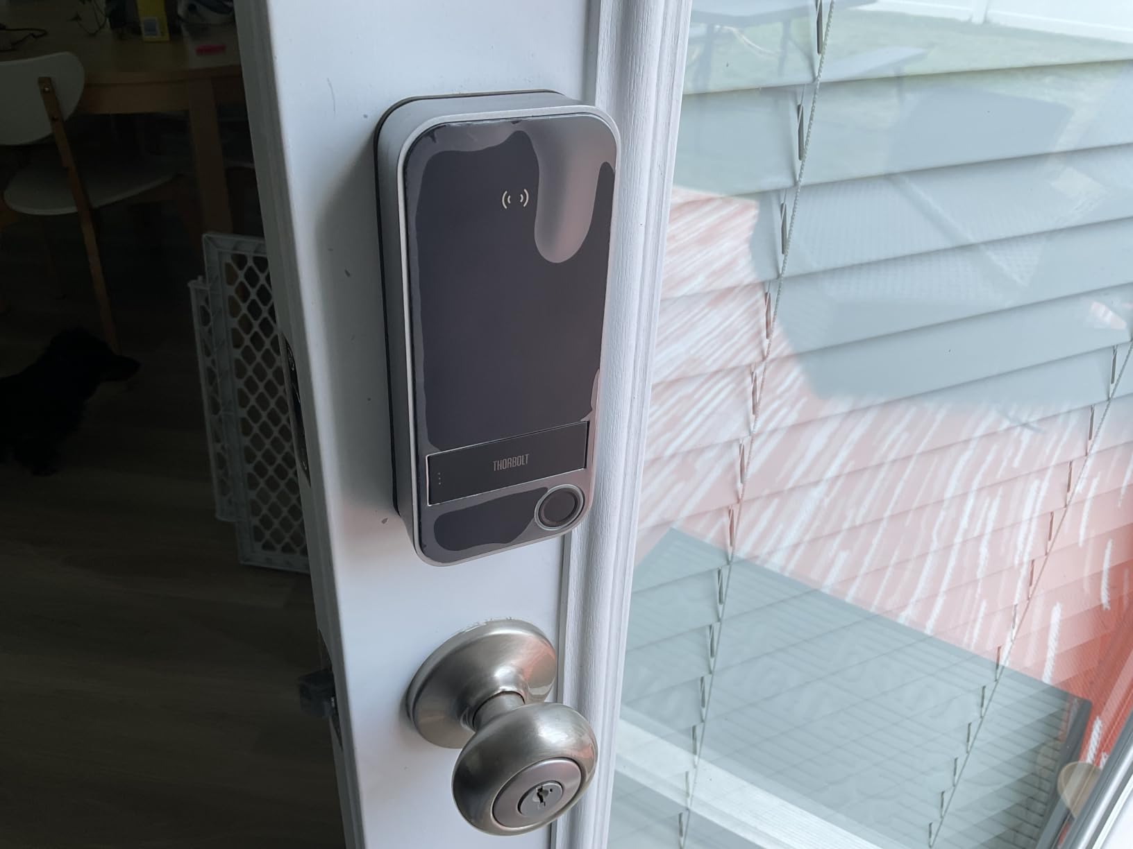 ThorBolt X1 Smart Keyless Entry Fingerprint Door Lock with Keypad, Black customer photo 2
