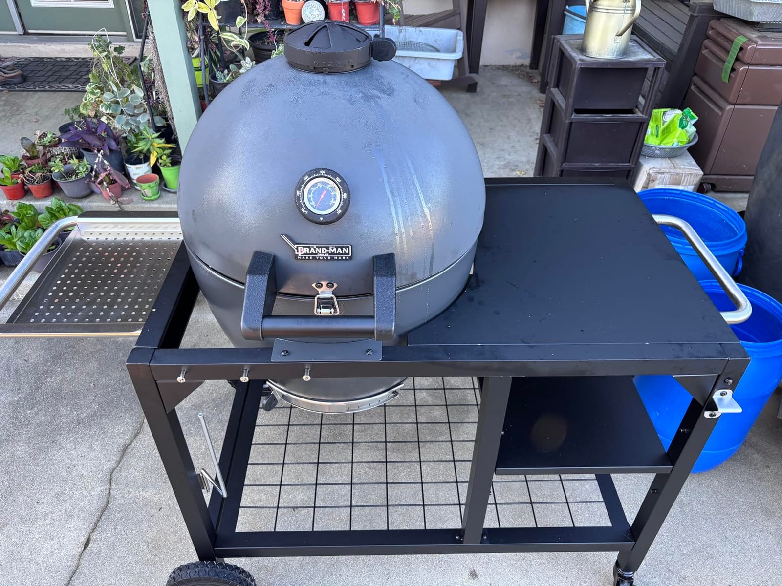 Brand-Man Steel Kamado Charcoal Grill & Smoker customer photo 2
