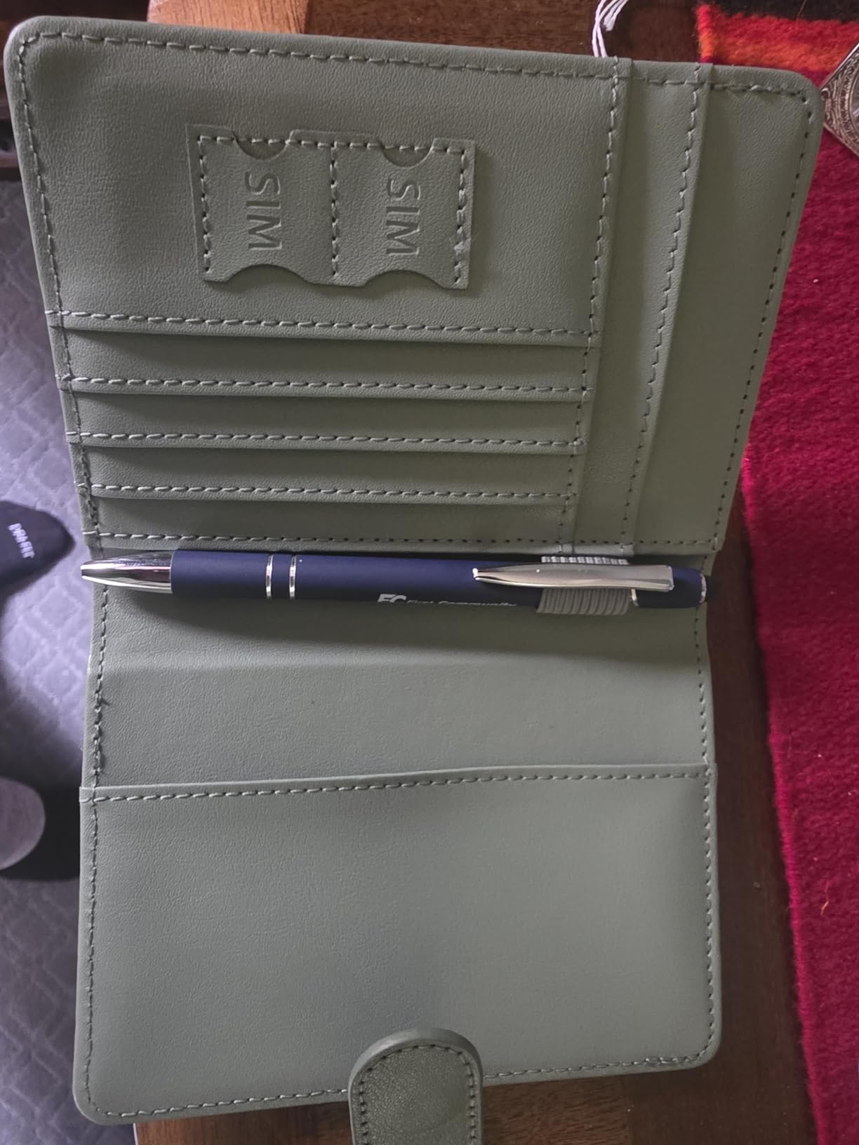 Passport Holder for Travel, RFID Blocking Wallet with Magnetic Closure customer photo 2