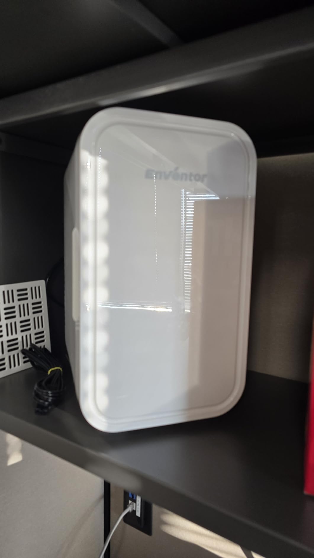 Enventor Mini Fridge, 6L/8Can Skincare Fridge, Small Fridge for Bedroom customer photo 2