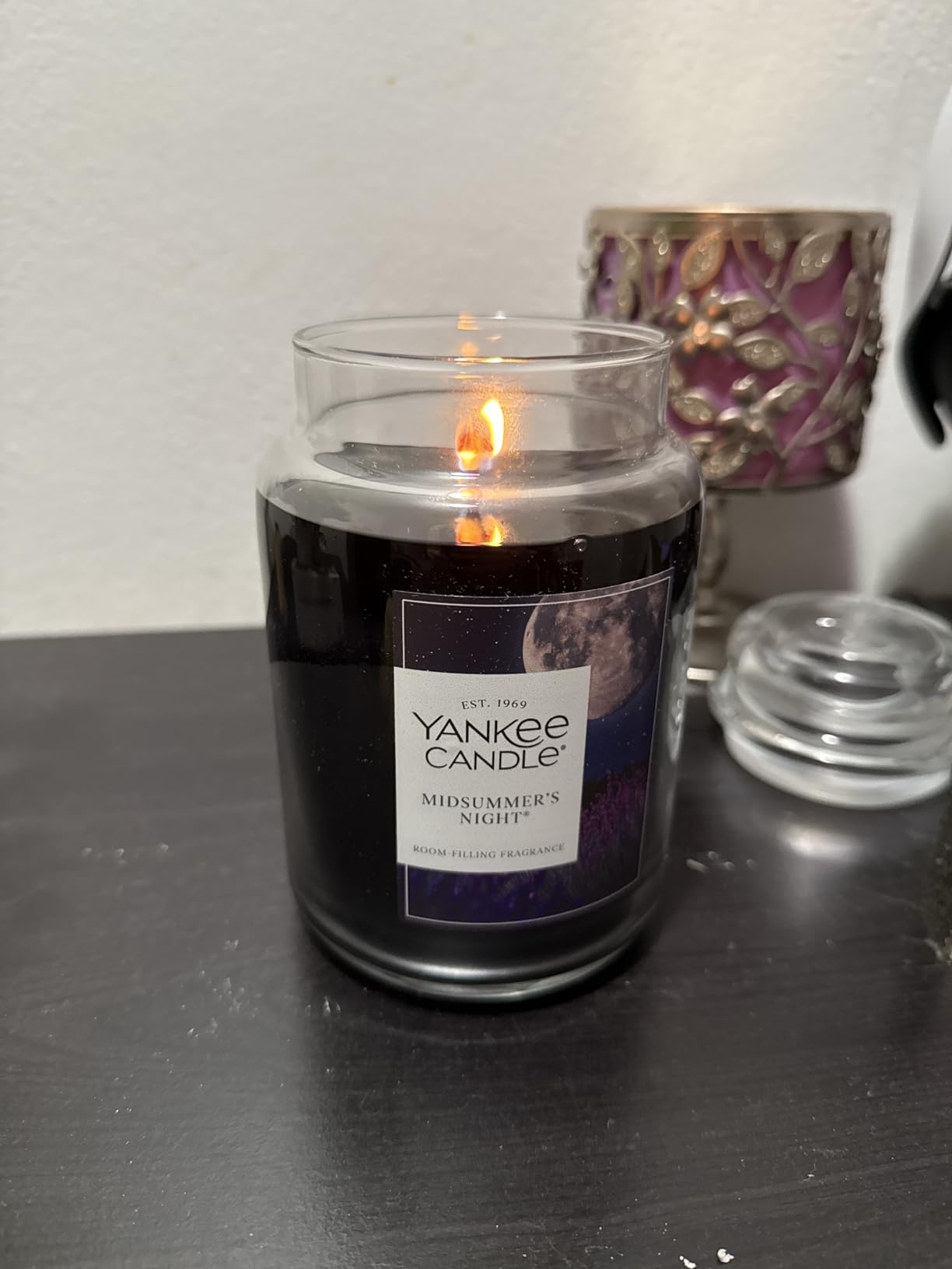 Yankee Candle MidSummer's Night Scented Candle, 22oz Large Jar customer photo 1