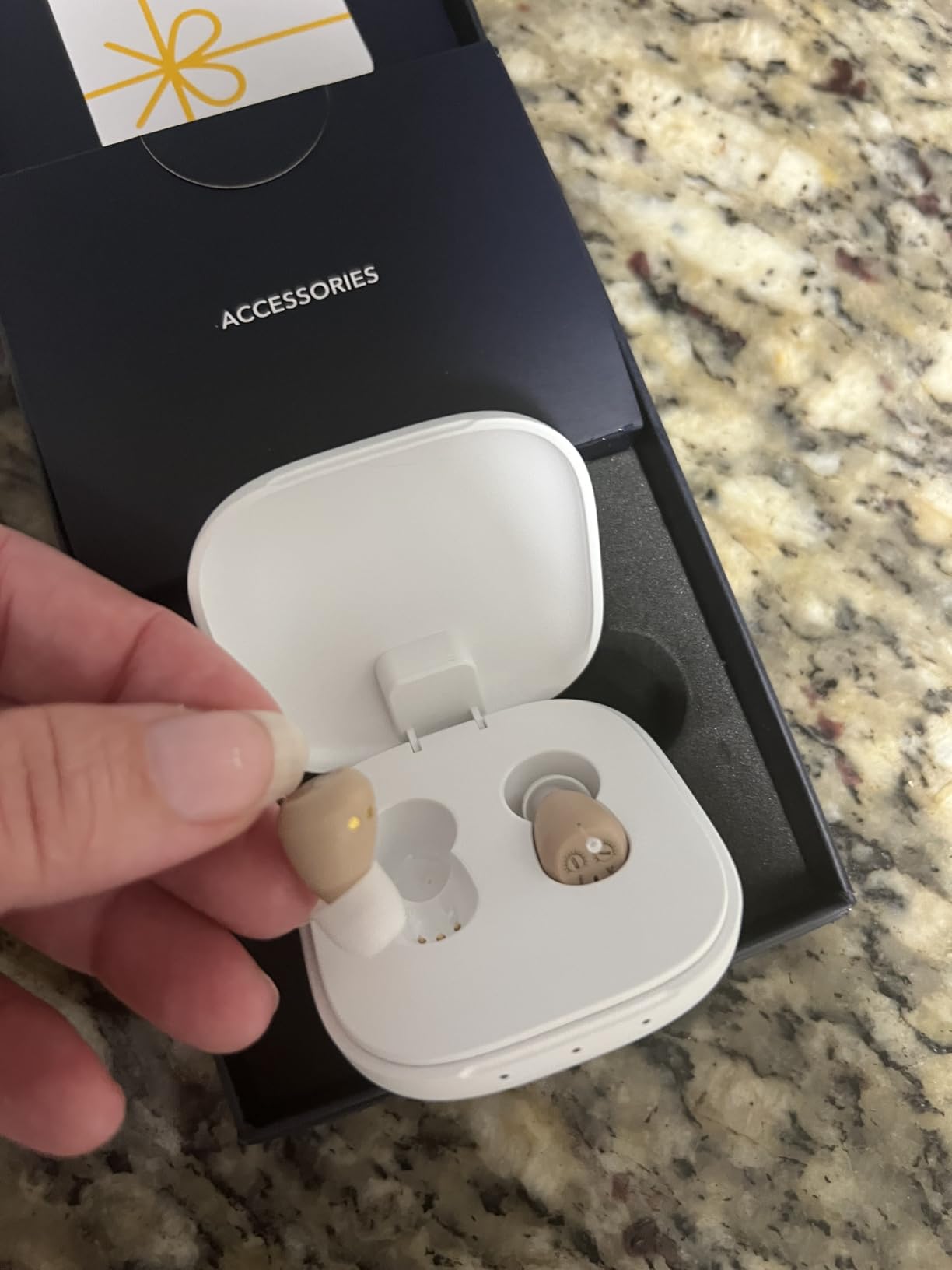 Audien Atom One OTC Hearing Aids | Wireless, Rechargeable, Comfortable, Clear Sound, Small Discreet Design customer photo 2