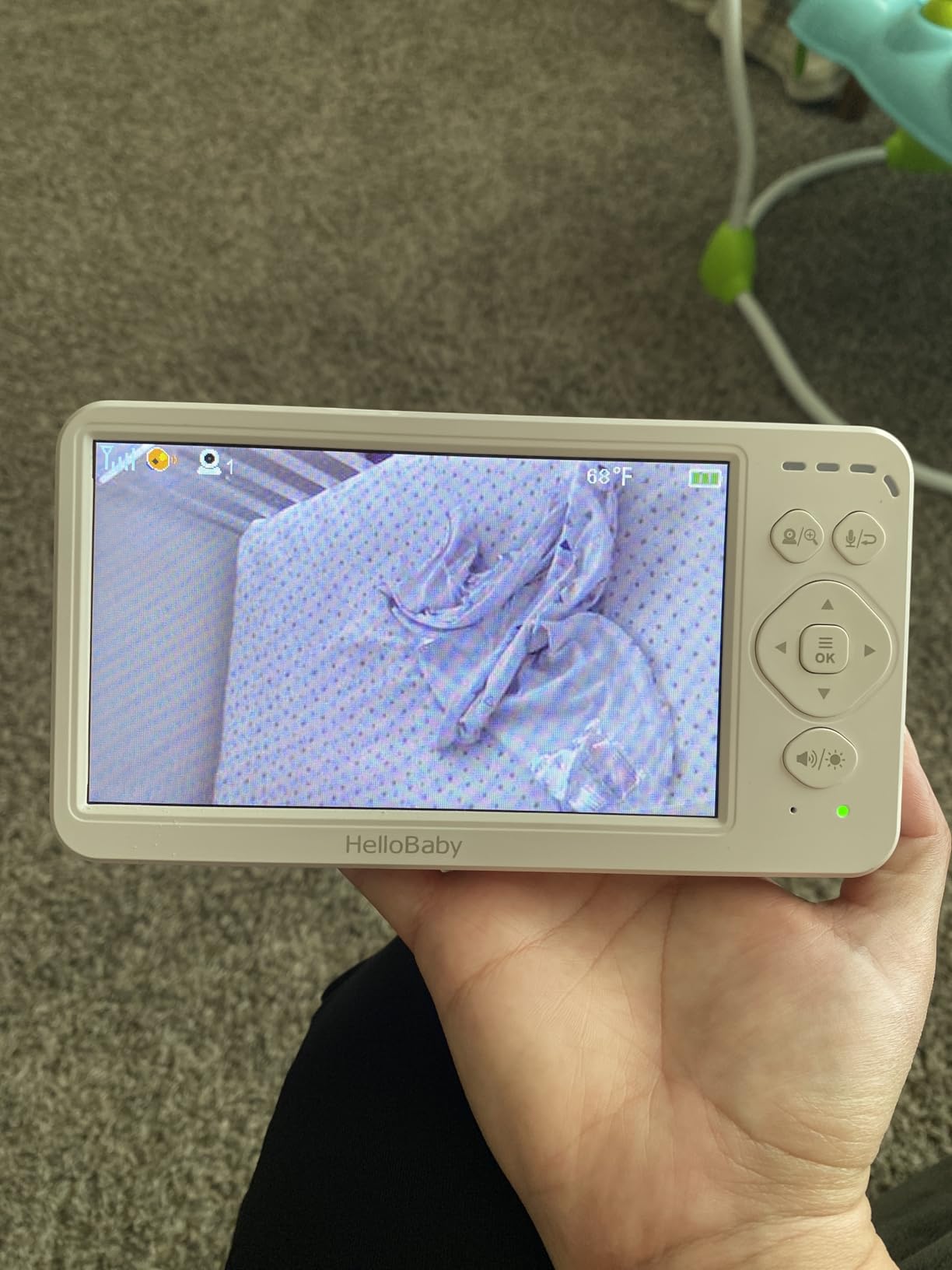 HelloBaby Baby Monitor with Camera and Audio 6
