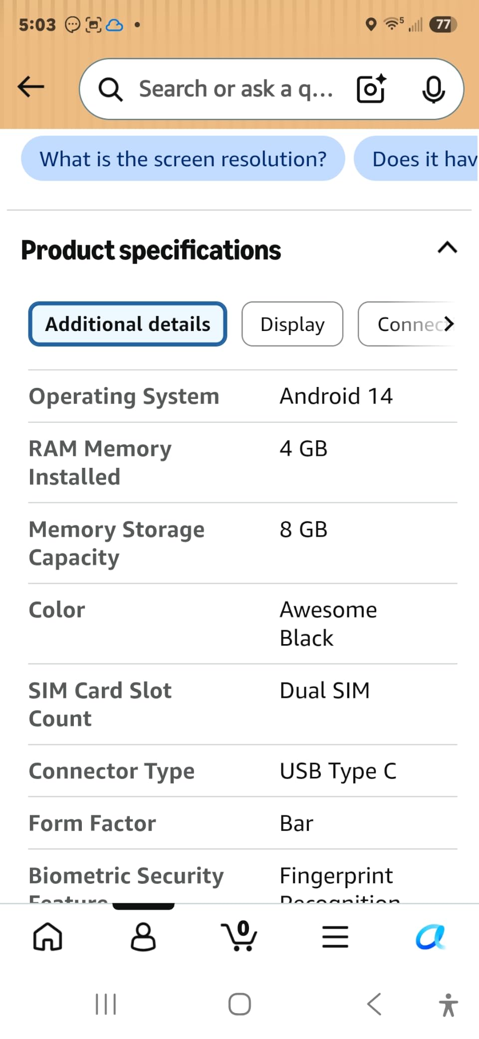 Samsung Galaxy A16 5G, 128GB, 50MP Camera (Locked to Tracfone) | Prepaid Smartphone - 6.5