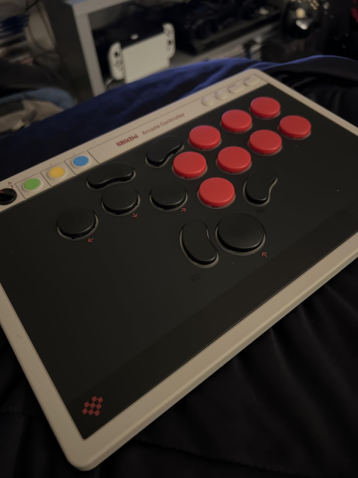 8BitDo All-Button Arcade Controller for Switch & Windows, N Edition | Leverless, All-button, Ultimate precision, Low-profile Linear Switches, 4 Programmable Buttons, Hot-swappable PCB, Ultra thin customer photo 1