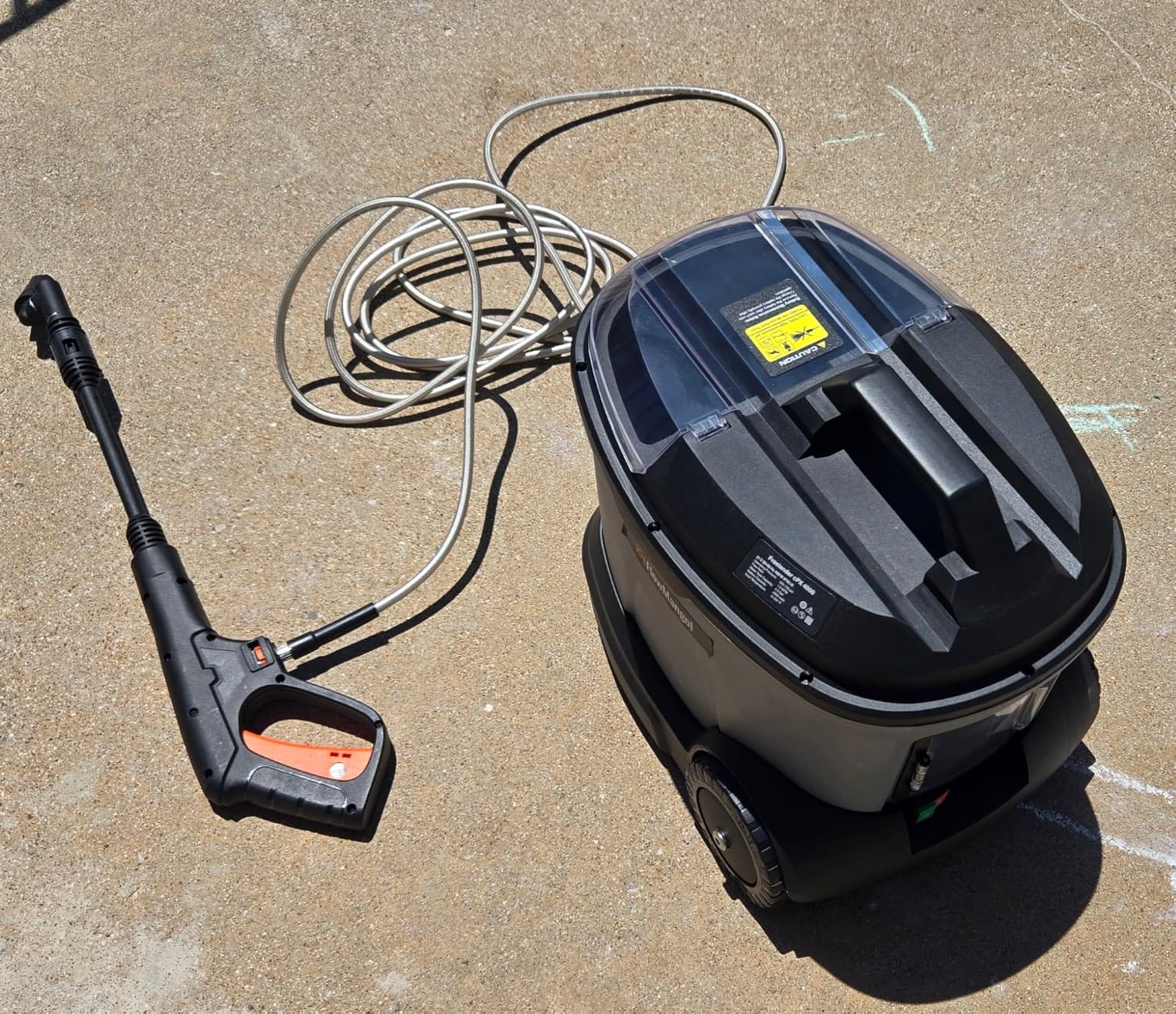 Freelander cPX4000 Portable Cordless Pressure Washer with 5 Gallon Tank & 4 Wheels, 725 PSI True Pressure, 2 x 4.0Ah Battery Power Washer for Car Washing, Outdoor Rinsing and Shower customer photo 2