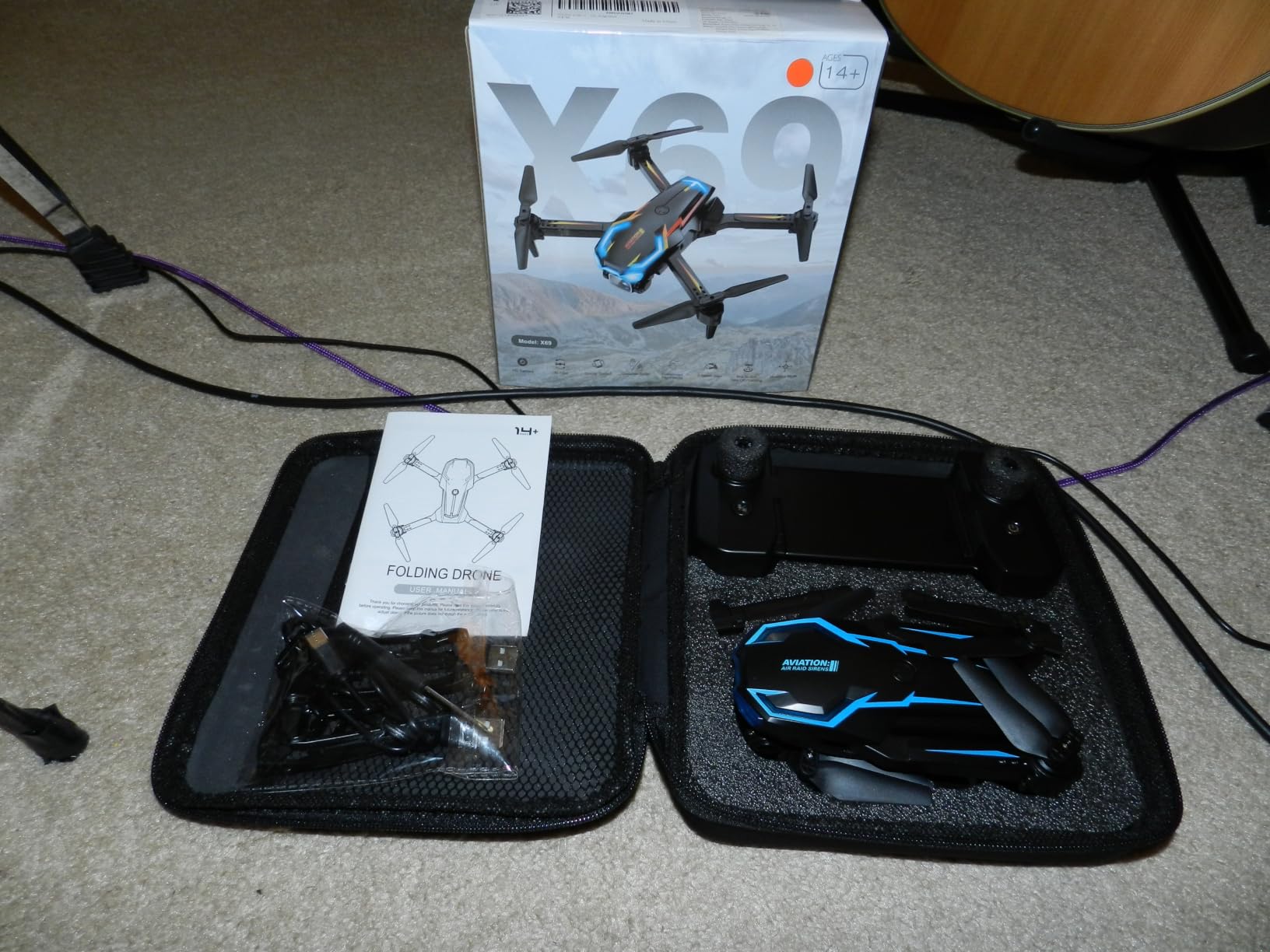 Drone with Camera for Adults, 2K HD FPV Drones with Upgrade Altitude Hold, One-Key Take Off/Landing, Speed Adjustment, Headless Mode, 2 Batteries, Toys Gifts for Teen Boys Girls, Beginner customer photo 1