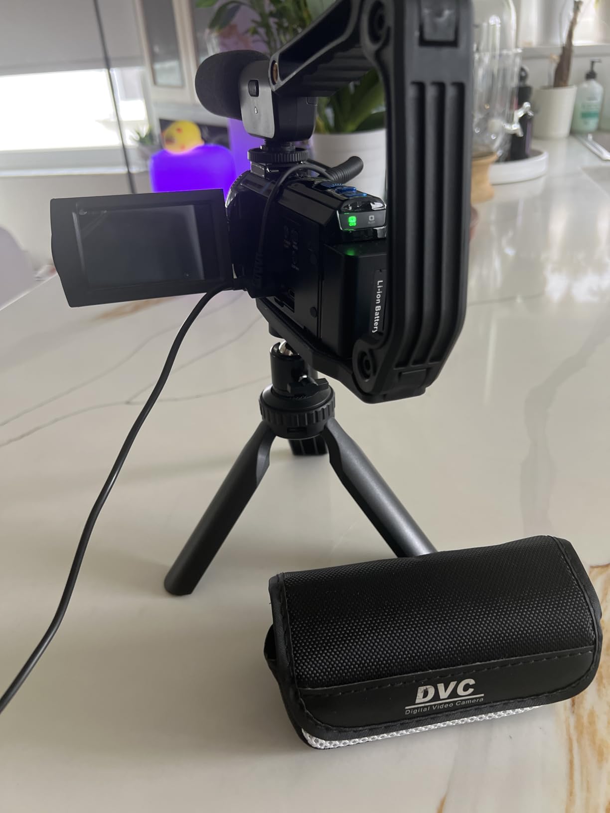5K Video Camera Camcorder, UHD 64MP Vlogging Camera for YouTube with 3