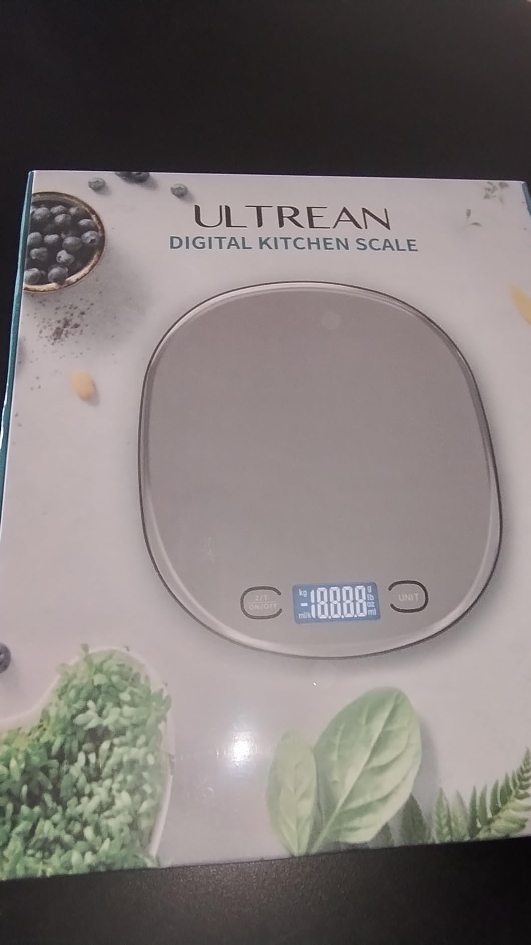 Ultrean Smart Food Scale with Nutritional Calculator, Kitchen Scale for Weight Loss, Food Weight Scale with App for Calorie & Macro Tracking, AI Scan, 33lb customer photo 1