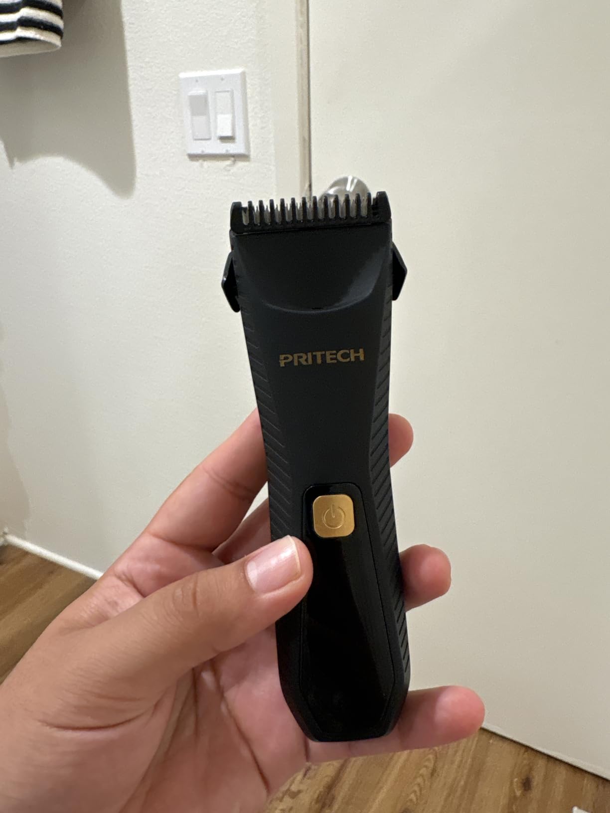 PRITECH Manscape Body Hair Trimmer - Waterproof Pubic Hair Ball Trimmer, Ceramic Blade Shavers Electric Razors for Men with USB-C Charging, Wet/Dry Use, Nick-Free Mens Grooming Kits, Gifts for Men customer photo 2