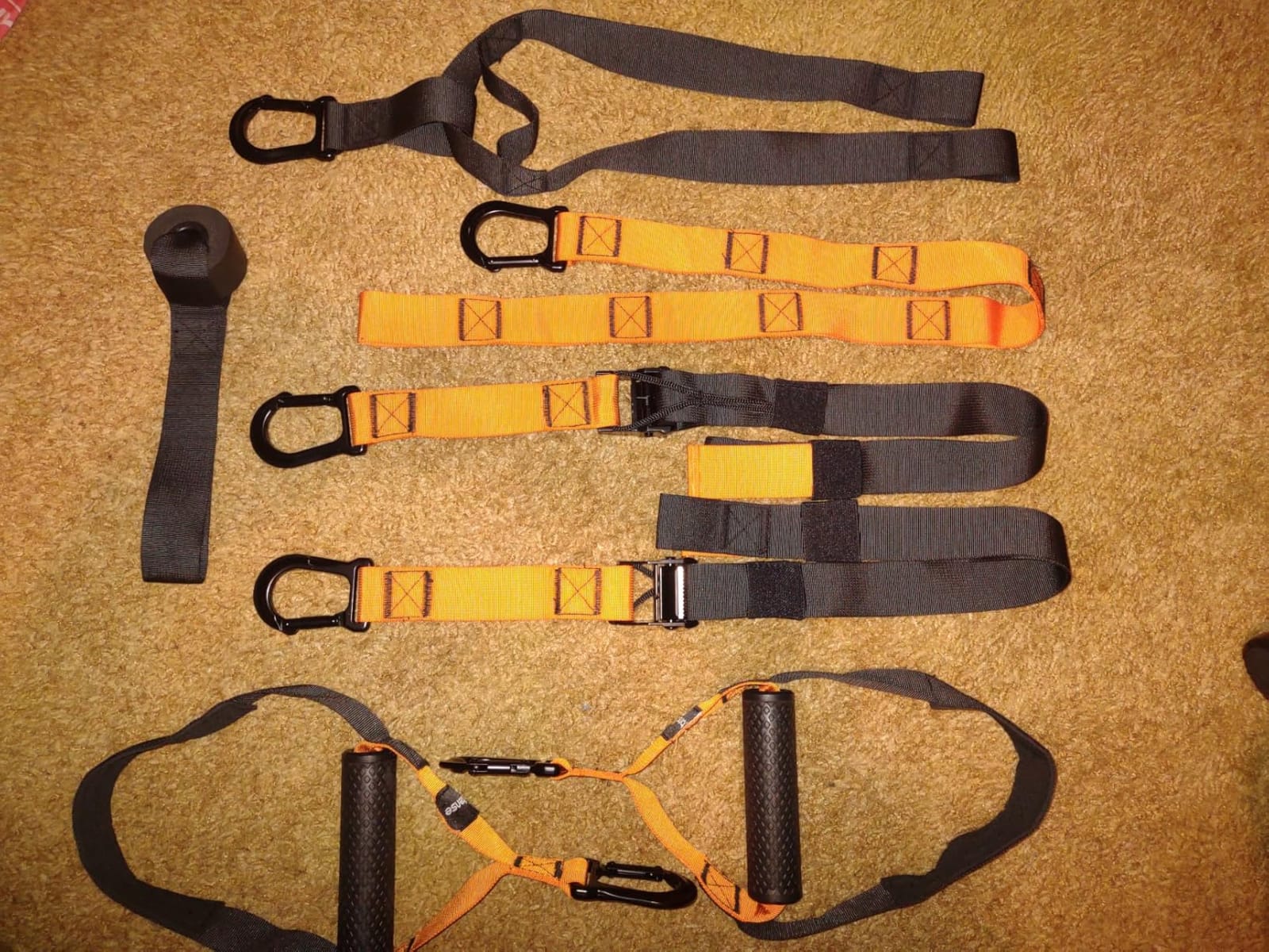 Home Resistance Training Kit, Suspension Trainer Straps with Adjustable Extension, Door Anchor, and Carry Bag – Strength Training Equipment for Full Body Bodyweight Workouts at Home or Outdoors customer photo 2