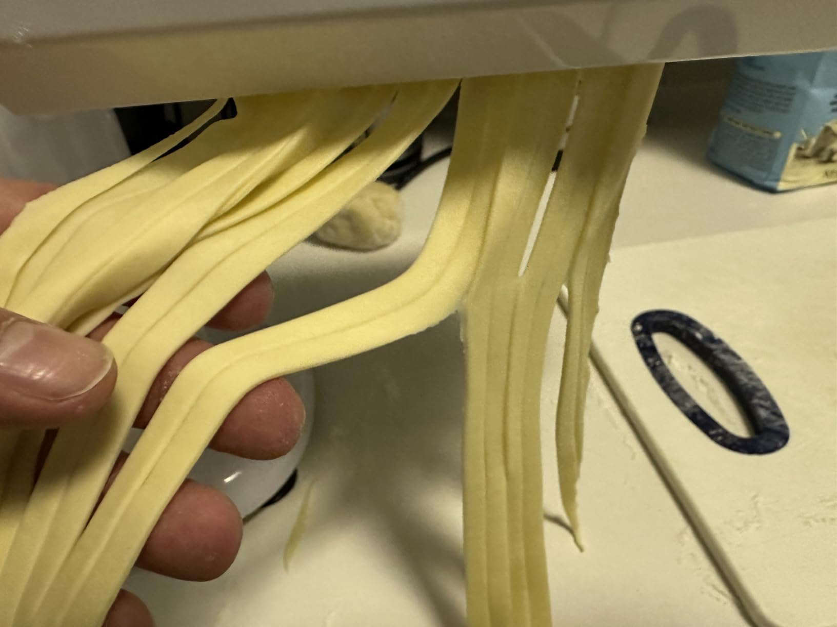 GVODE Electric Pasta Maker Machine, 3-in-1 Pasta Roller & Cutter Set, White customer photo 1