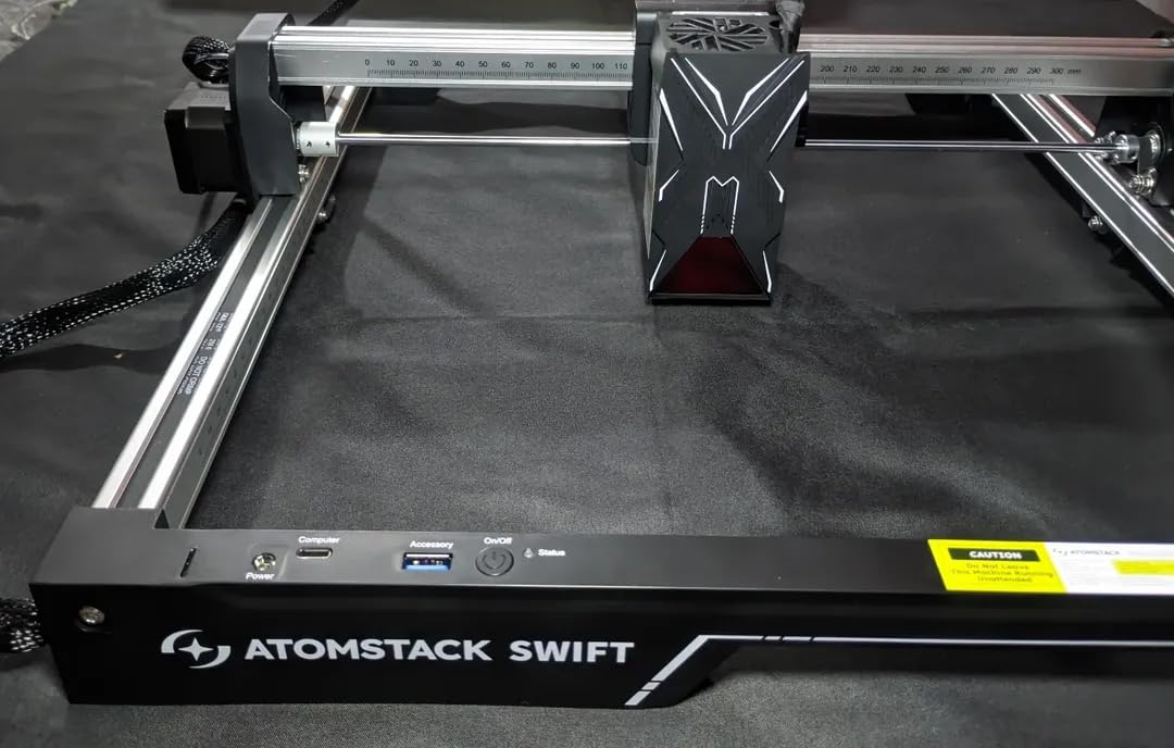 ATOMSTACK Swift 12W Laser Engraver, Swift 12W Laser Cutter, 0.06mm High Accuracy Laser Engraving Machine for Wood and Metal, Dark Acrylic, Glass, Leather customer photo 2