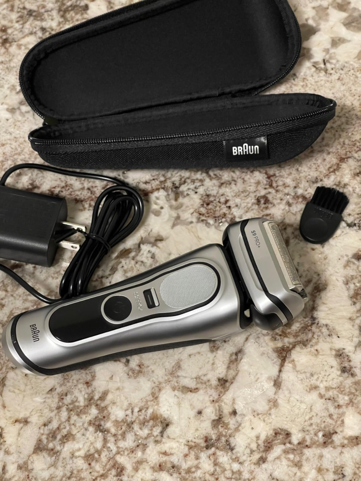 Braun Series 9 PRO+ Electric Shaver for Men, Wet & Dry Foil Razor, 6-in-1 SmartCare Center, Built-in Precision ProTrimmer, Replacement Head, Travel Case, Black 9660CCPS customer photo 2