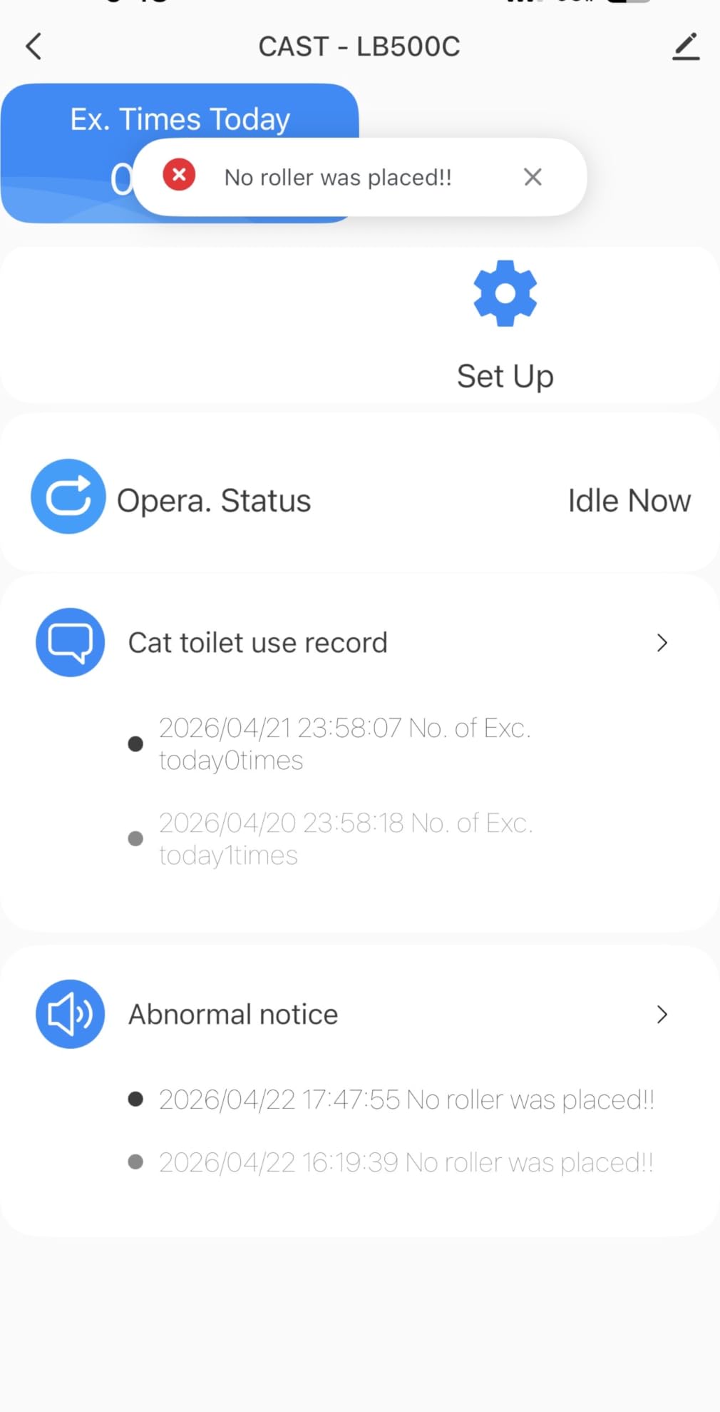 Mintakawa Automatic Cat Litter Box Self Cleaning - APP Control and Weight Monitoring - Ultra-Quiet, Suitable for Medium Cats and Kittens, Safe Anti-Pinch Litter Box (Assembly Required) - White customer photo 1