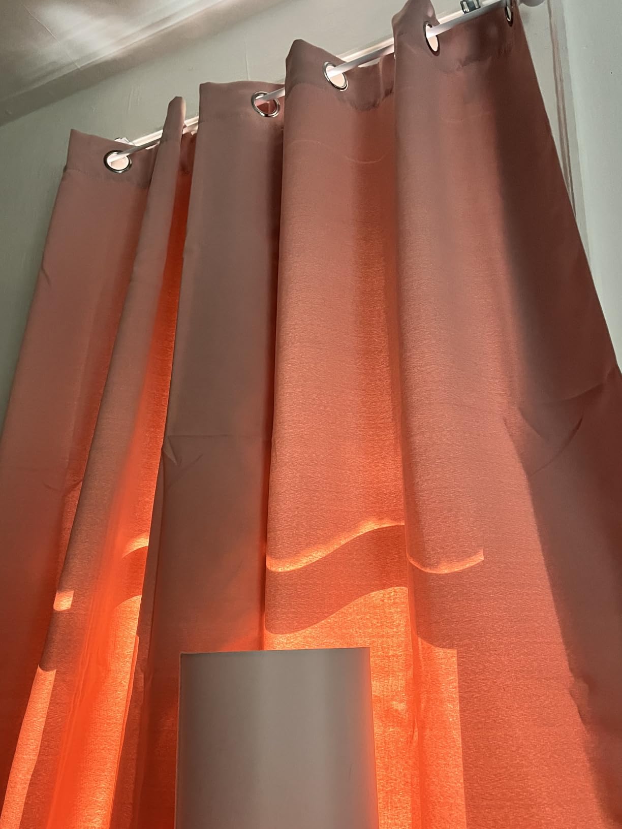 NICETOWN Blush Pink Blackout Curtains 63 Inches Long 2 Panels customer photo 1