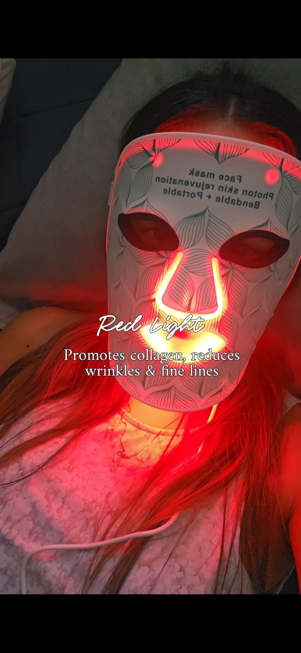 Red Light Therapy for Face, 8 Color LED Face Mask for Anti-Aging & Acne customer photo 1