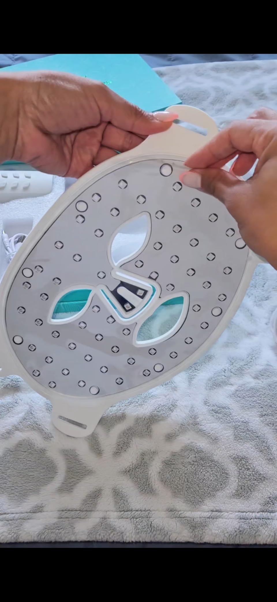 Red Light Therapy for Face, 8 Color LED Face Mask for Anti-Aging & Acne customer photo 2