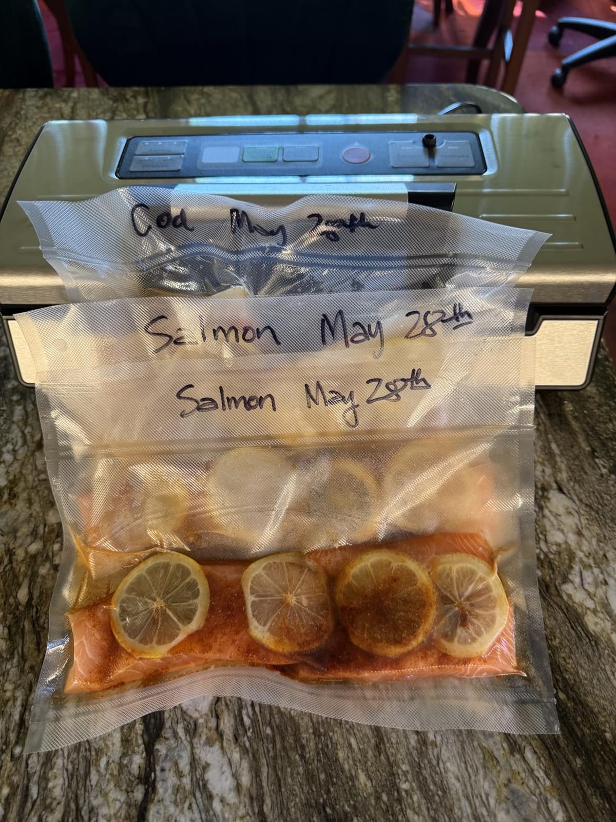 Gasbye Chamber Vacuum Sealer - 5.3QT Large Chamber, Replaceable 11.5