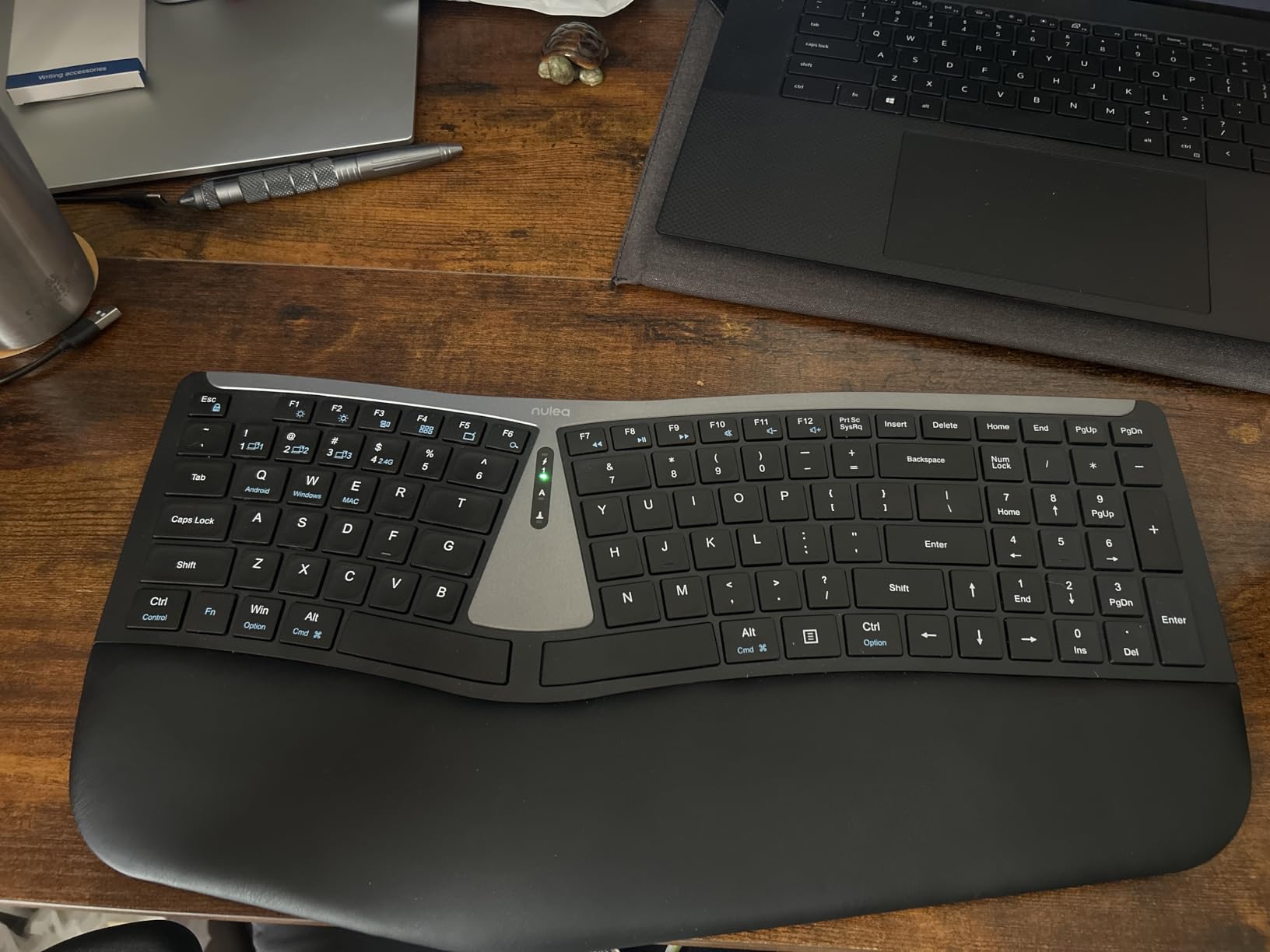 Nulea Ergonomic Split Wireless Keyboard with Cushioned Wrist Rest customer photo 2
