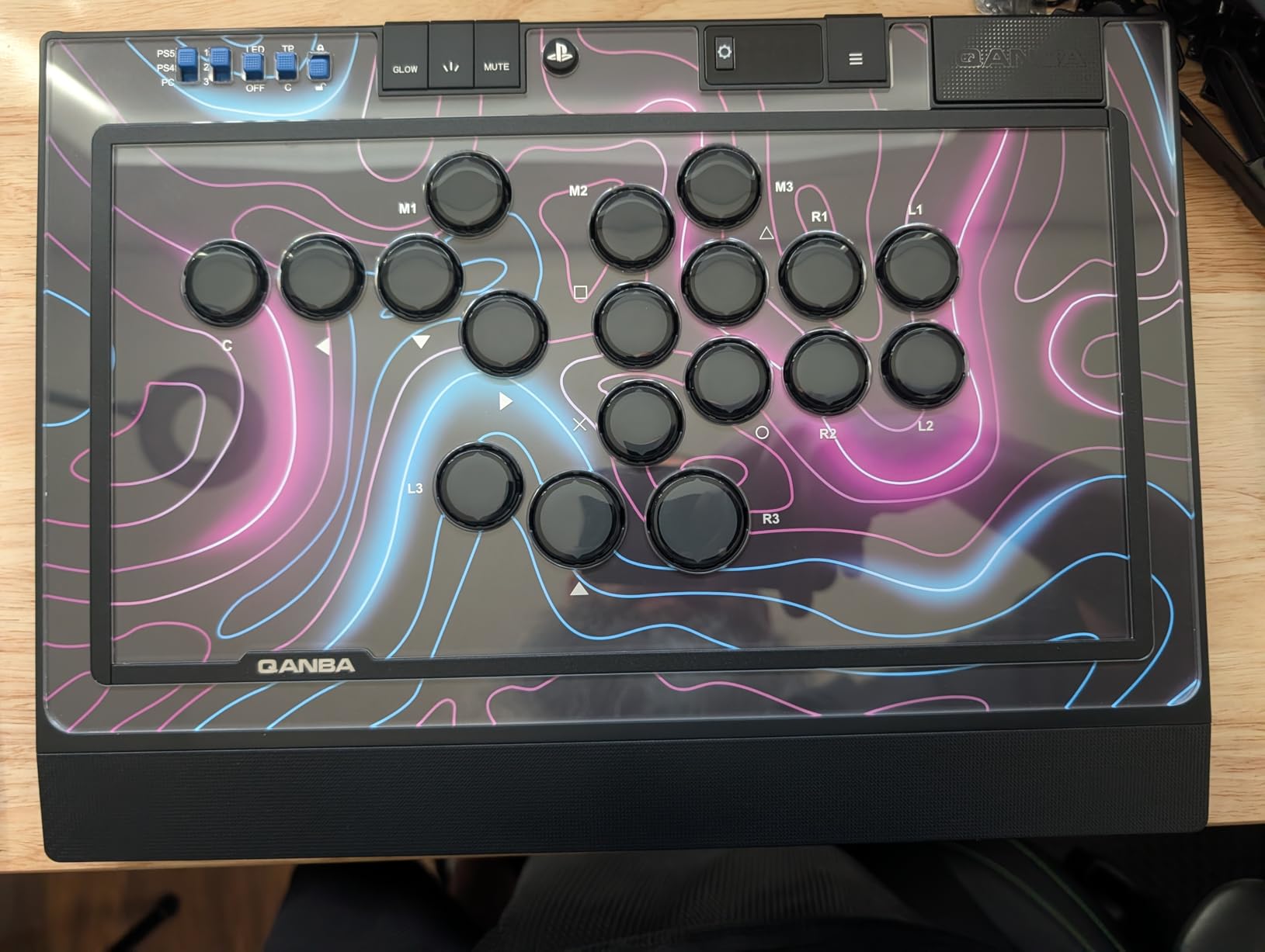 Qanba Sapphire S1 Leverless Arcade Controller Joystick for PlayStation 5 and PlayStation 4 and PC (Fighting Stick) Officially Licensed Sony Product，Detachable Joystick，Tournament Grade for Fighting Games customer photo 1