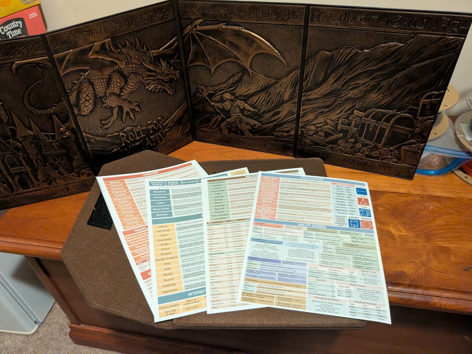 Trymaker Dm Screen 5e, DND Dungeon Master Screen customer photo 2