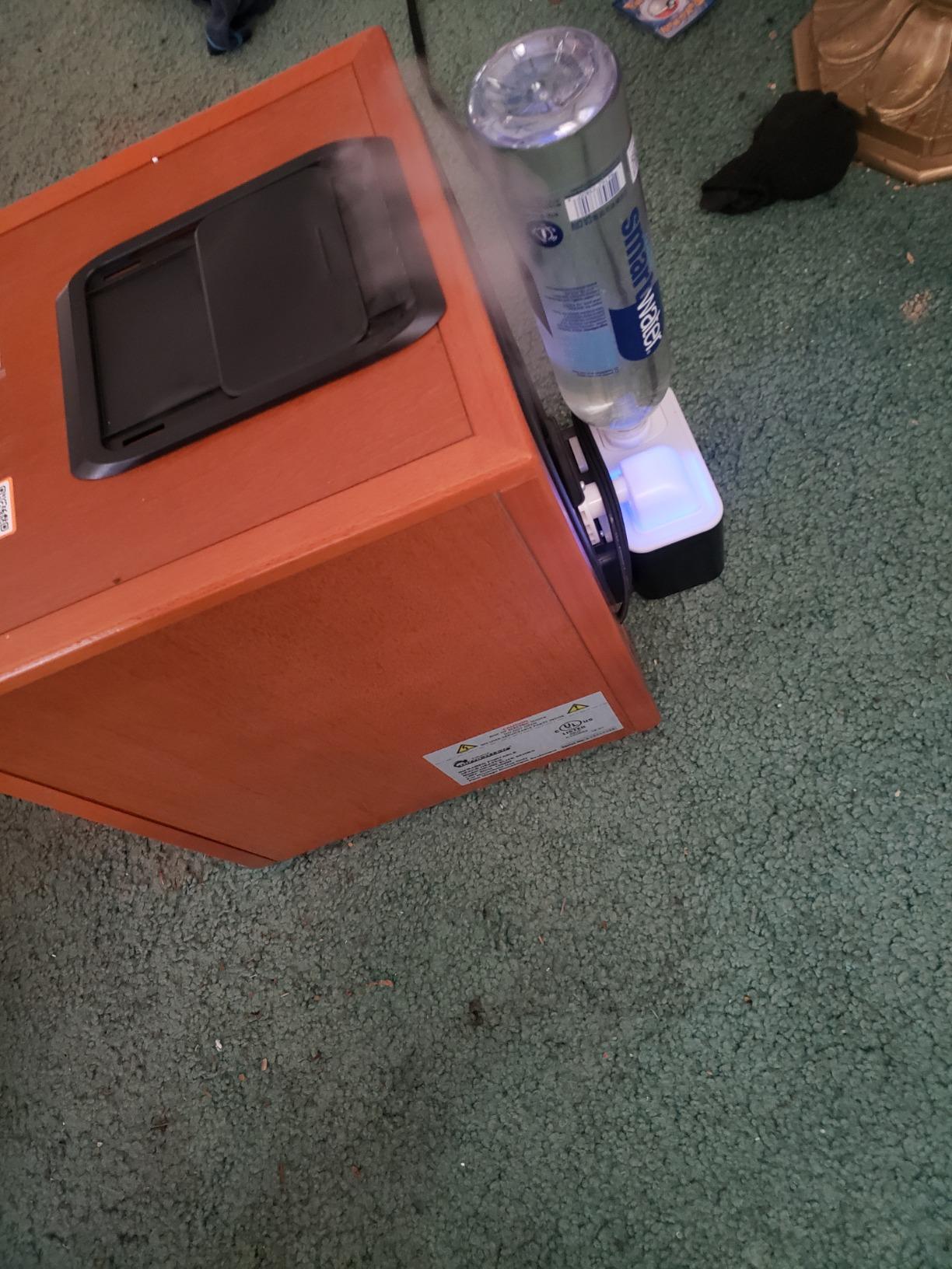 DR-123 Indoor Portable Space Heater with Remote Control, 1500W Dual Heating, 4 Wheels for Mobility, Programmable Timer, Thermostat, Ultra Quiet, Coffee customer photo 2