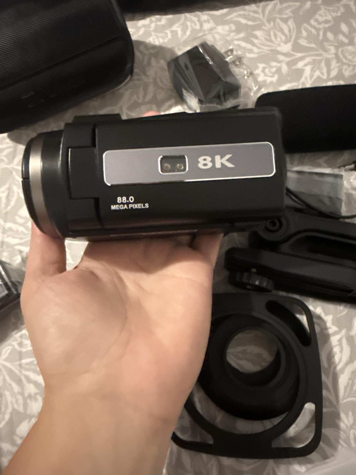 8K Video Camera Camcorder Latest 88MP Ultra HD Video Cameras WiFi Vlogging Camera for YouTube 18X Digital Video Cameras with Microphone 6-Axis Anti-Shake IR Night Vision Video Recorder customer photo 1