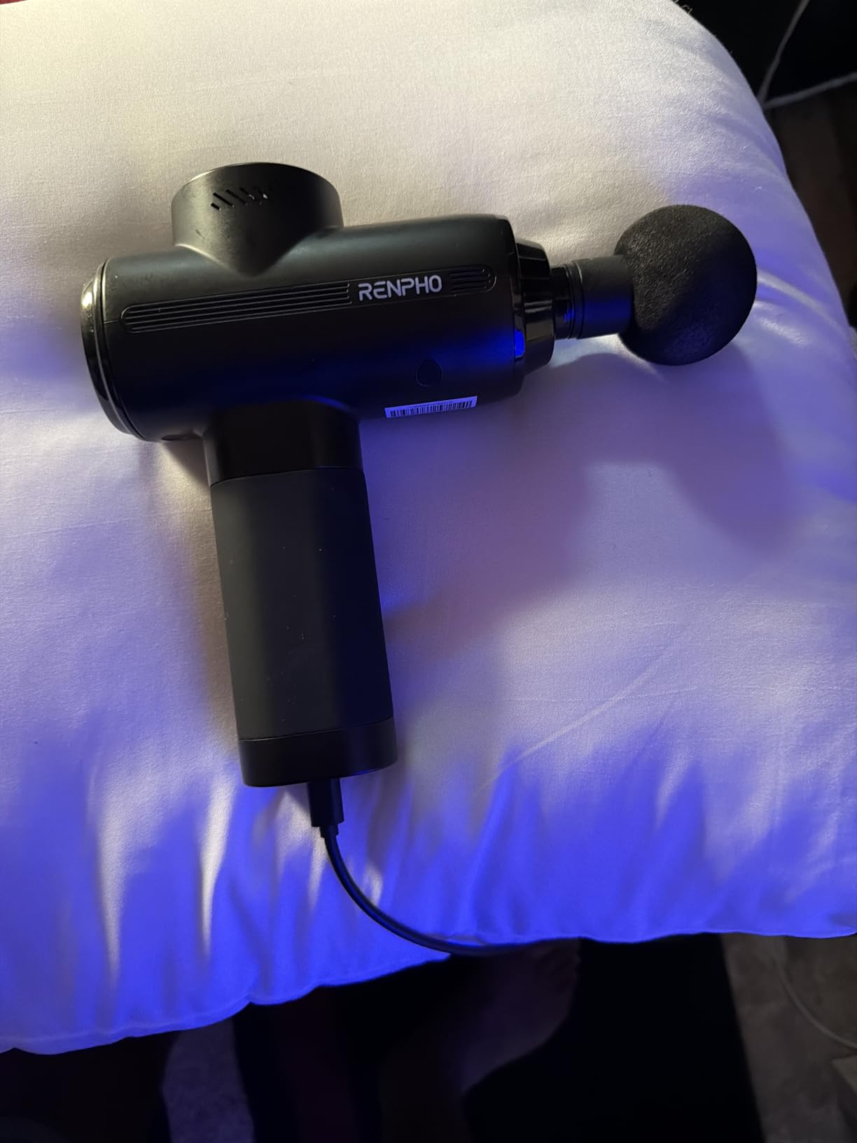 RENPHO Mini Thermacool Massage Gun with Heat and Cold, Pocket-Sized, Small customer photo 2