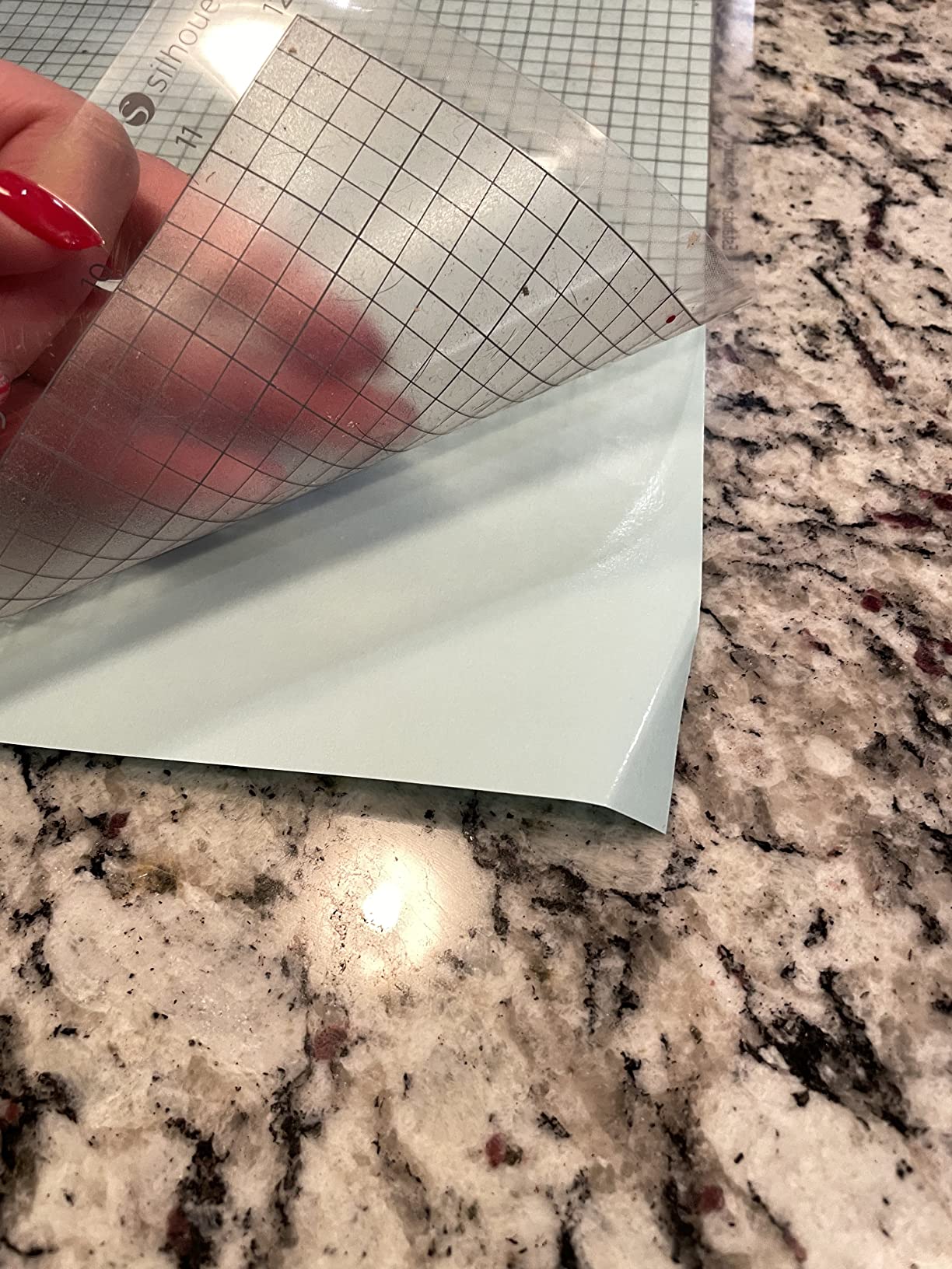 Silhouette America Cameo 5 Alpha (α) - Smart Cutting Machine for Print & Cut - Quiet Operation with AutoBlade, Studio Software, Cutting Mat- Vinyl, Paper & Fabric Compatible - Matte Pink customer photo 1