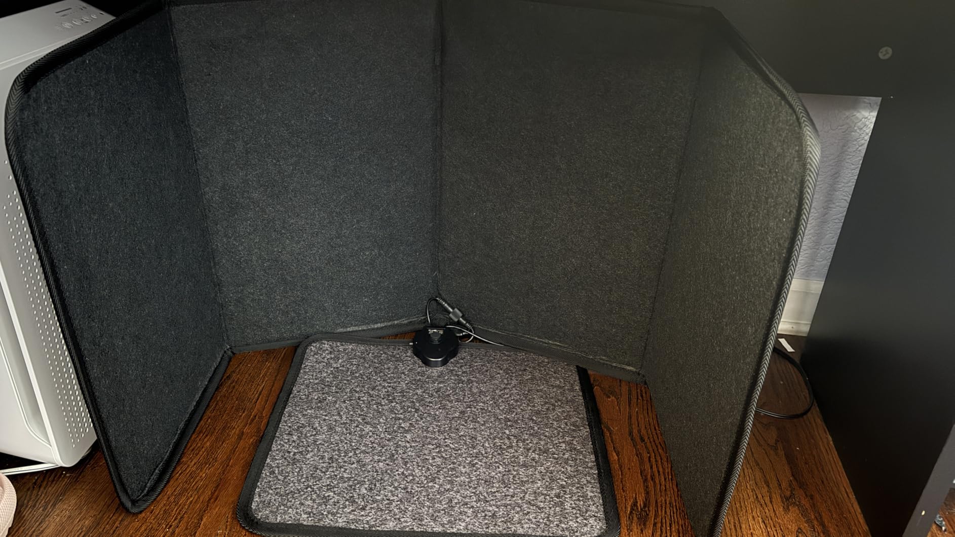 Under Desk Heater Foldable, Quiet Space Heater for Office with Timer, 8 Temp Levels, Auto Shut Off, Energy Efficient, Portable Foot Warmer customer photo 2