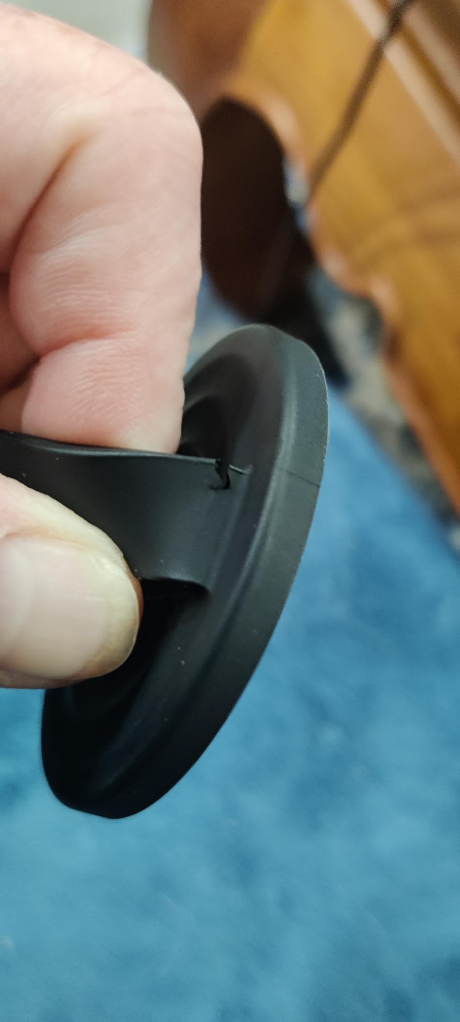 Magnetic Phone Grip for MagSafe, Silicone Ring Grip, Light Brown | Strong Magnet Grip, Soft and Portable, Rotating Finger Loop Ring Grip Holder customer photo 1