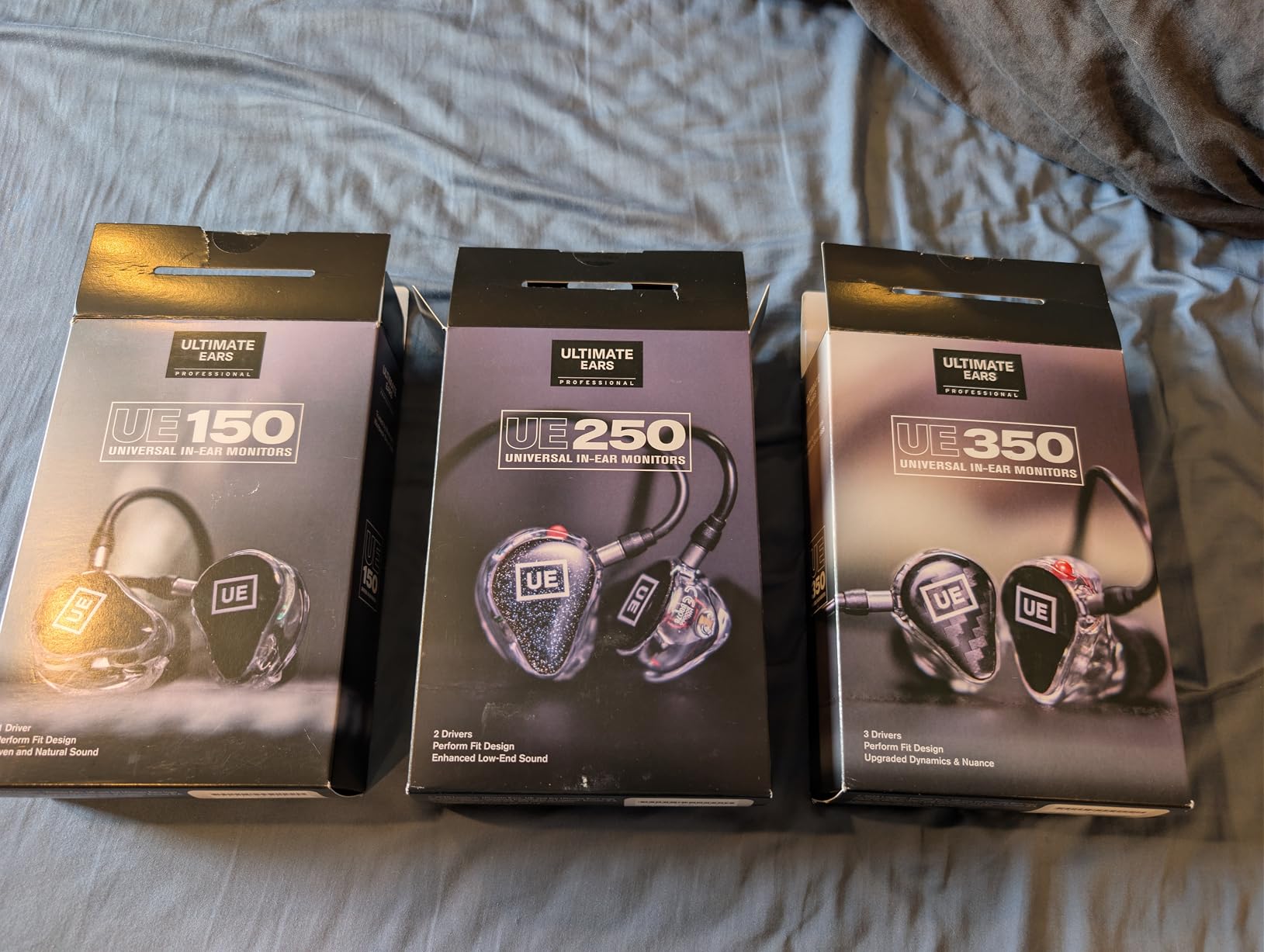 Ultimate Ears Pro UE 350 Universal IEMs Triple Drivers - 1 Pair | Premium In-Ear Monitors - Universal Fit Design - Engineered For Stage Performance And Studio Mixing customer photo 1