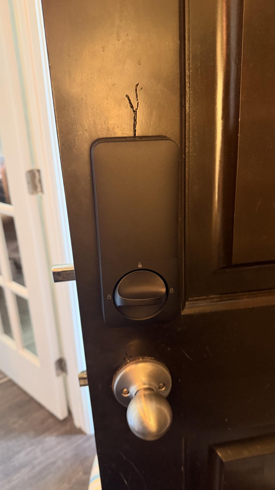Aqara UWB Smart Lock U400, Apple Home Key, Fingerprint Deadbolt, Black customer photo 2