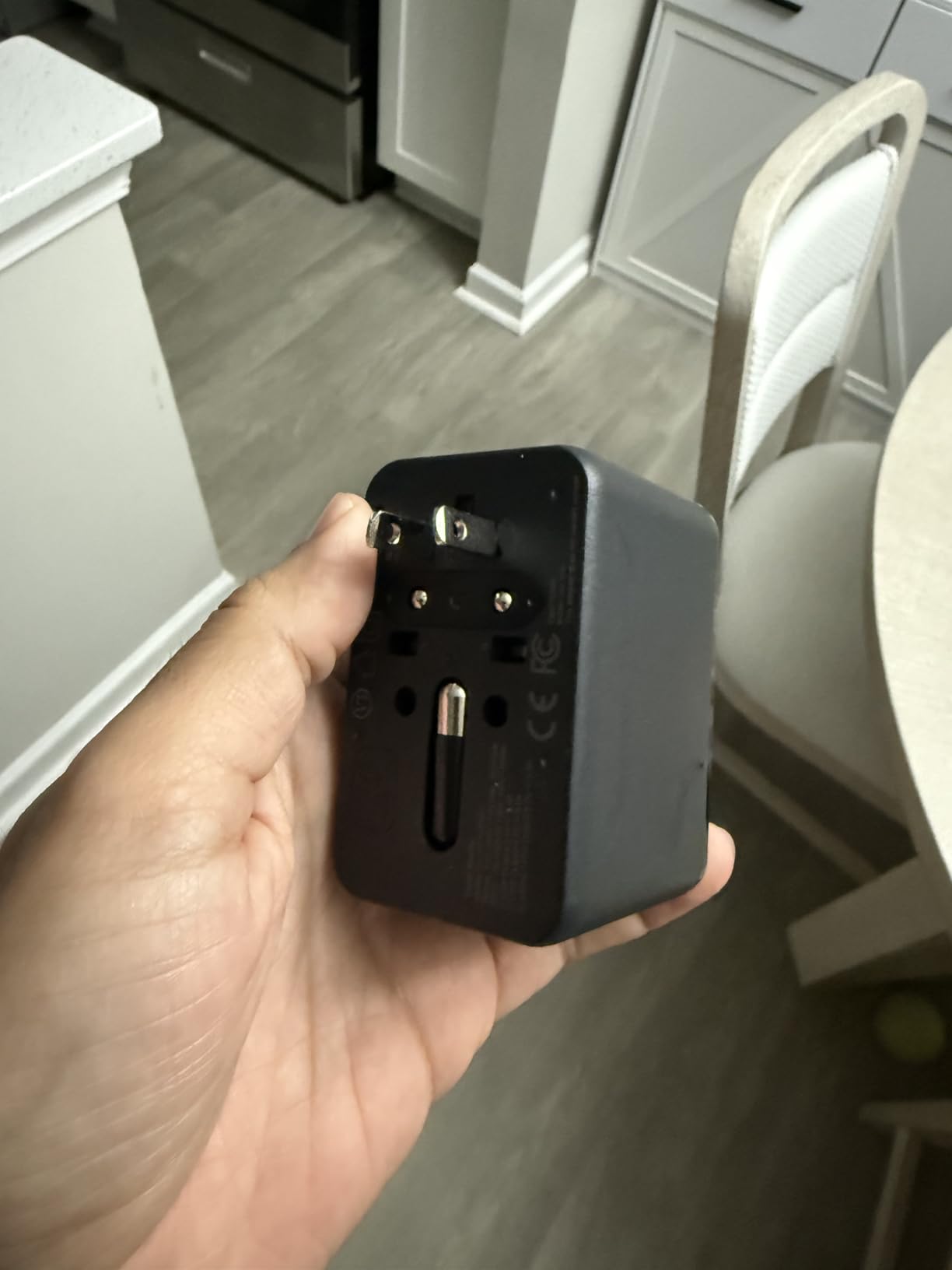 VYLEE Universal Travel Adapter, Type D/G/C/I/A International Plug Adaptor customer photo 1