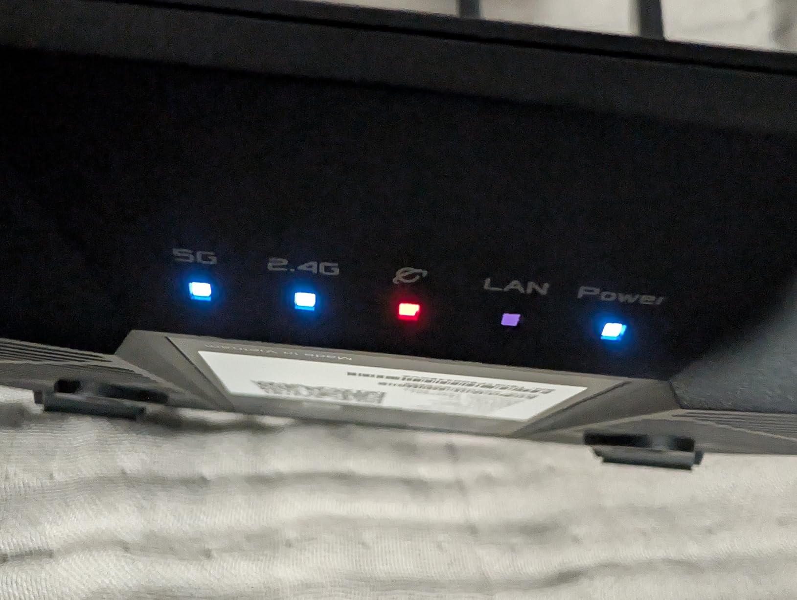 ASUS TUF Gaming BE6500 WiFi 7 Router - Dual-Band, Up to 6.5 Gbps Wireless, Game Accelerator, Multi-Link Operation (MLO), (x4) 2.5GbE Ports, Mesh + VPN Compatible, & Subscription-Free Network Security customer photo 2