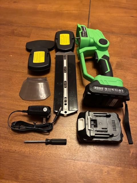 TaskStar 20V Pole Hedge Trimmer Cordless with Handle & Shoulder Strap 8.5ft customer photo 2