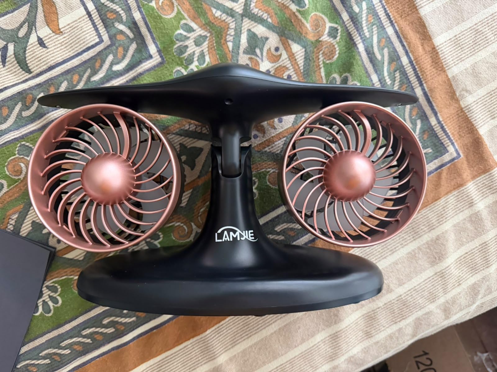 Jet Engine Desk Fan for Office, Rechargeable Table Fan Gift for Men customer photo 2