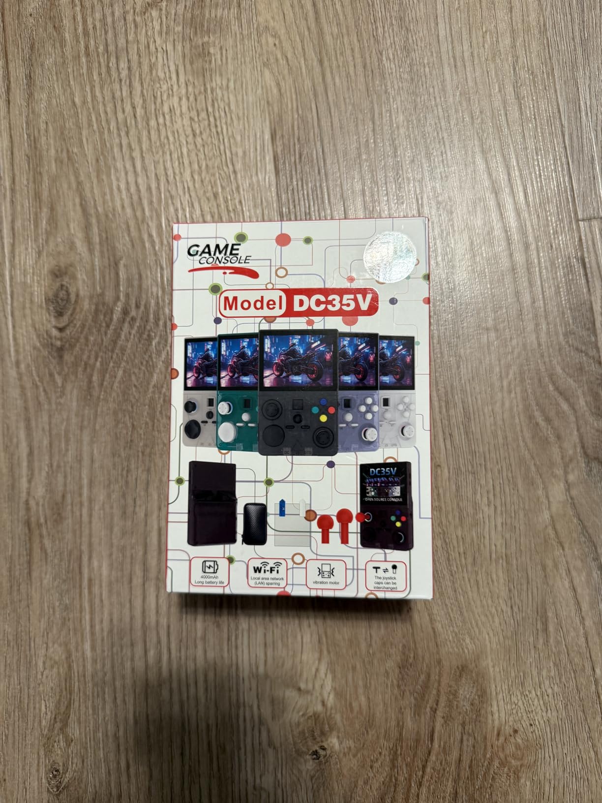 DC35V Retro Handheld Game Console, 3.5 Inch HD IPS Screen (Black) customer photo 1