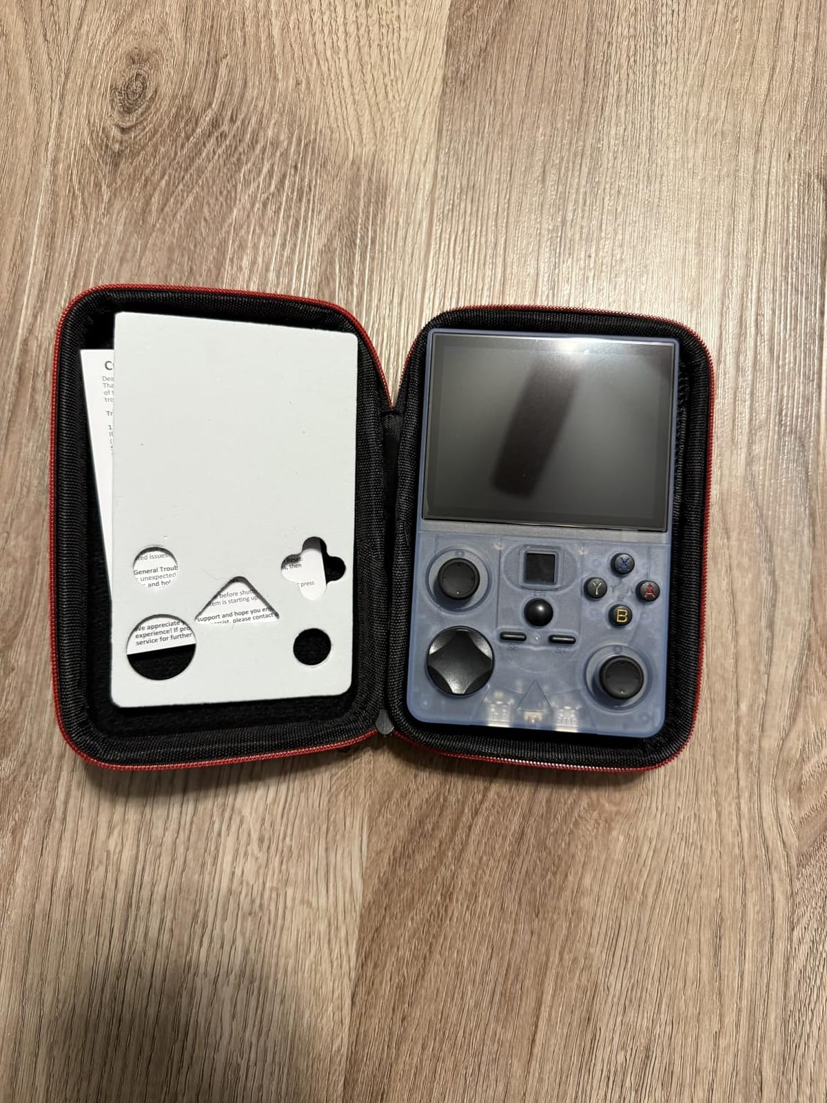 DC35V Retro Handheld Game Console, 3.5 Inch HD IPS Screen (Black) customer photo 2