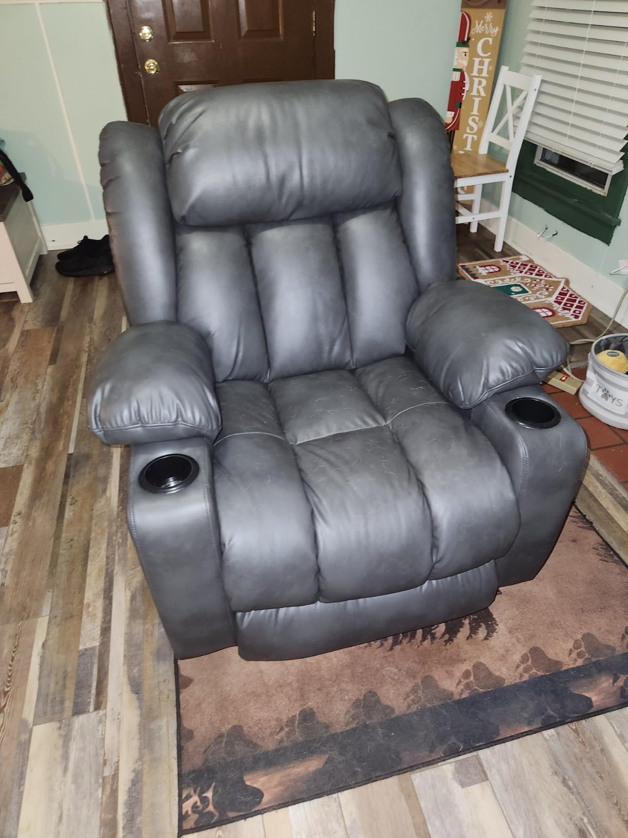 Dual Motor Infinite Position Lay Flat Power Lift Recliner Chair for Elderly customer photo 2