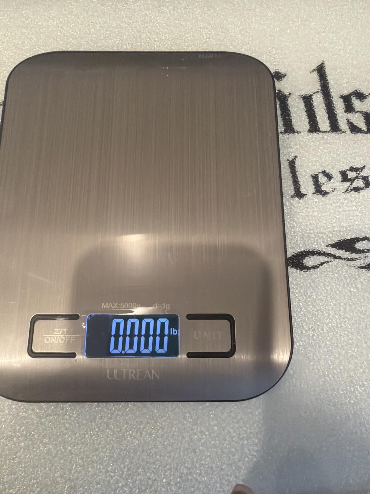 Ultrean Smart Food Kitchen Scale with Nutritional Calculator, APP for Calorie & Macro Tracking, AI Powered, Goal Progress, Digital Calorie Scale for Weight Loss, Stainless Steel, 22lb customer photo 2