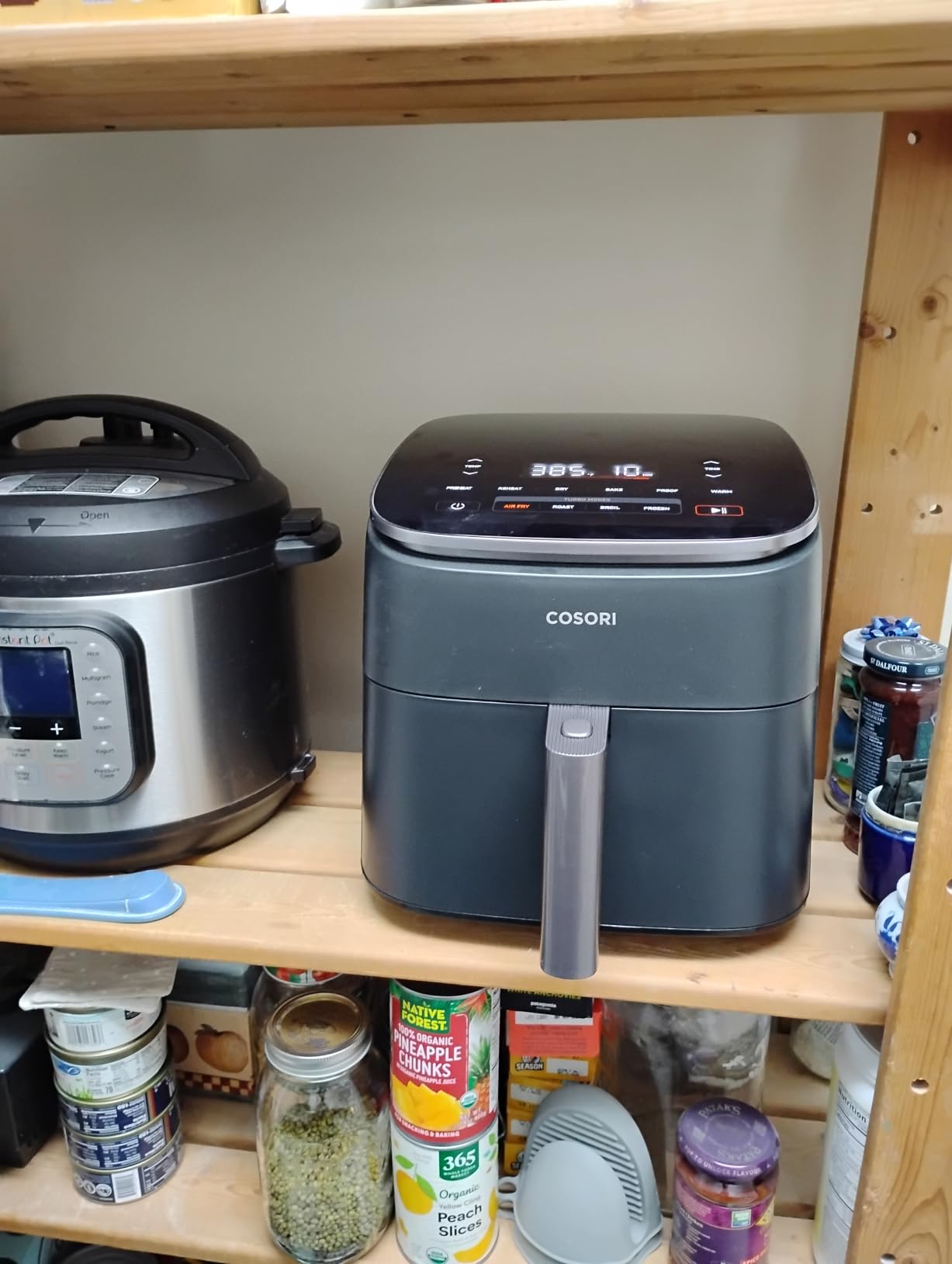 Cosori TurboBlaze Smart Air Fryer 6 Qt, Shake Reminders, 9-in-1, Cream | 90°-450°F, 5 Fan Speeds, 9 in 1 Air Fry, Roast, Bake, Broil, Dry, Frozen, Proof, Reheat, Keep Warm, Remote Control, nonstick customer photo 1