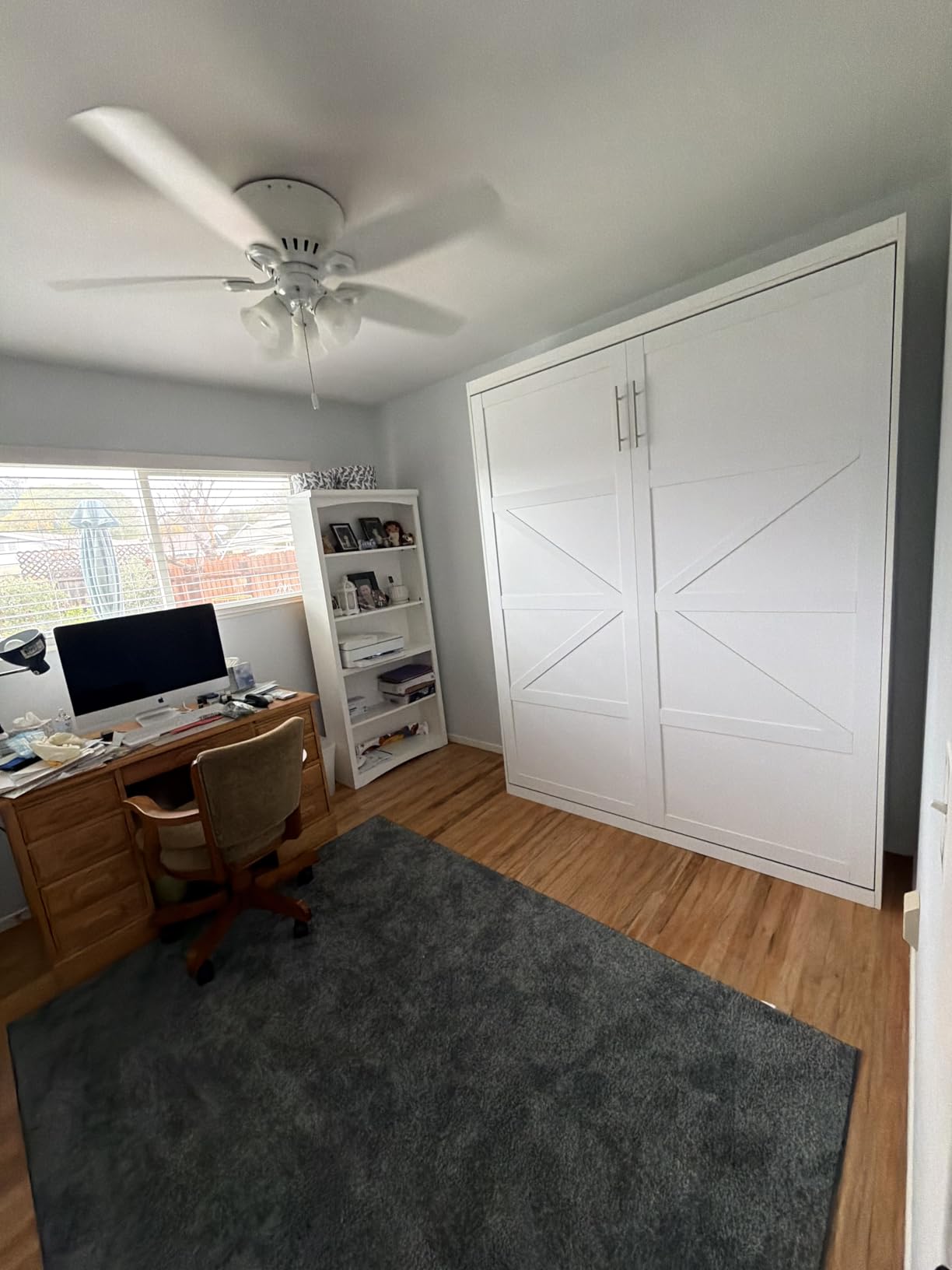 ROOMTEC Queen Size Murphy Bed with Smooth Pneumatic Lift, Space-Saving Wall Bed customer photo 1