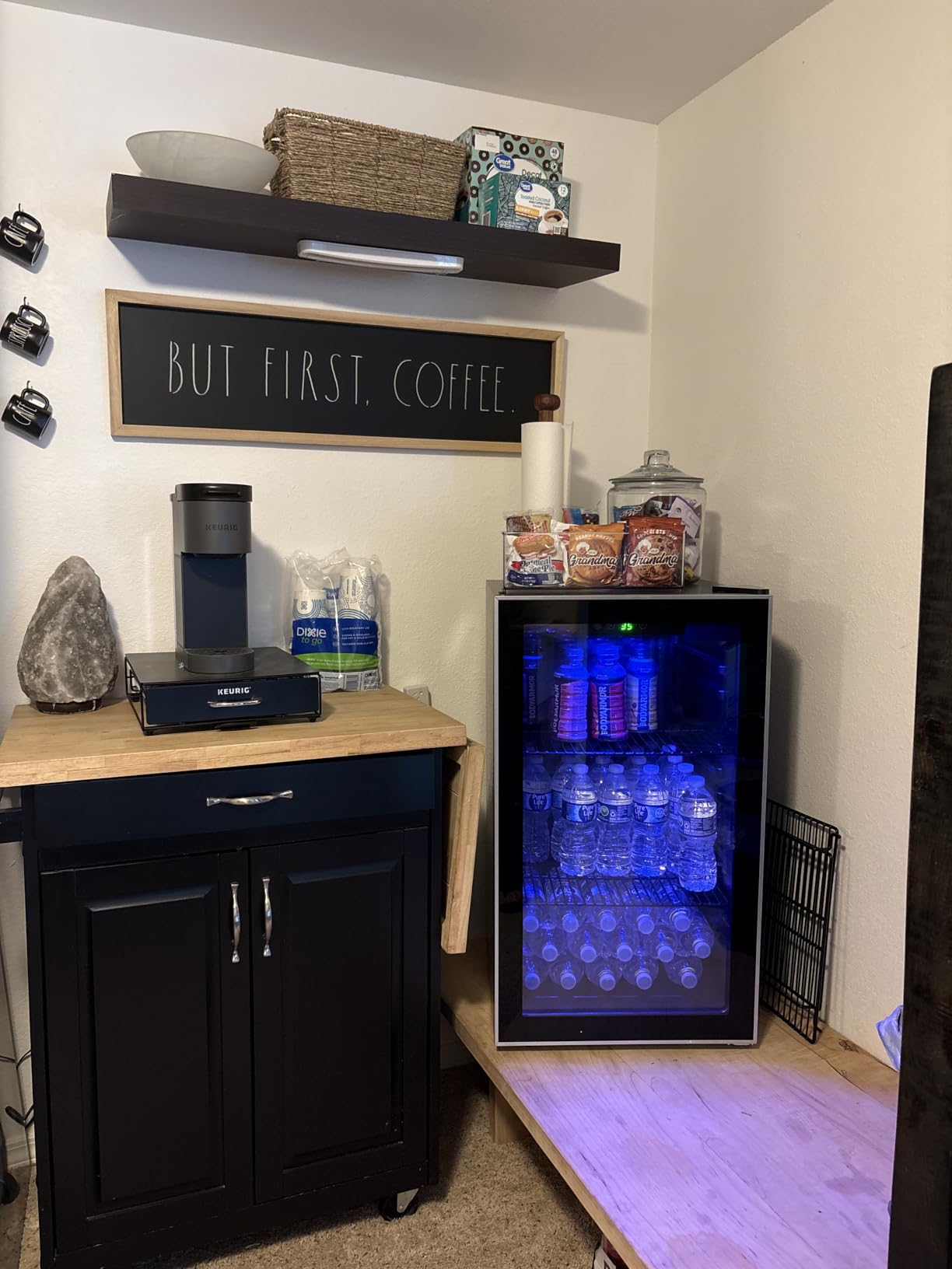 Electactic Mini Fridge 130 Can Beverage Refrigerator Cooler, 3.1 Cu.Ft Drink Fridge for Soda Wine Beer, Adjustable Temperature Control for Home Office, Black customer photo 2