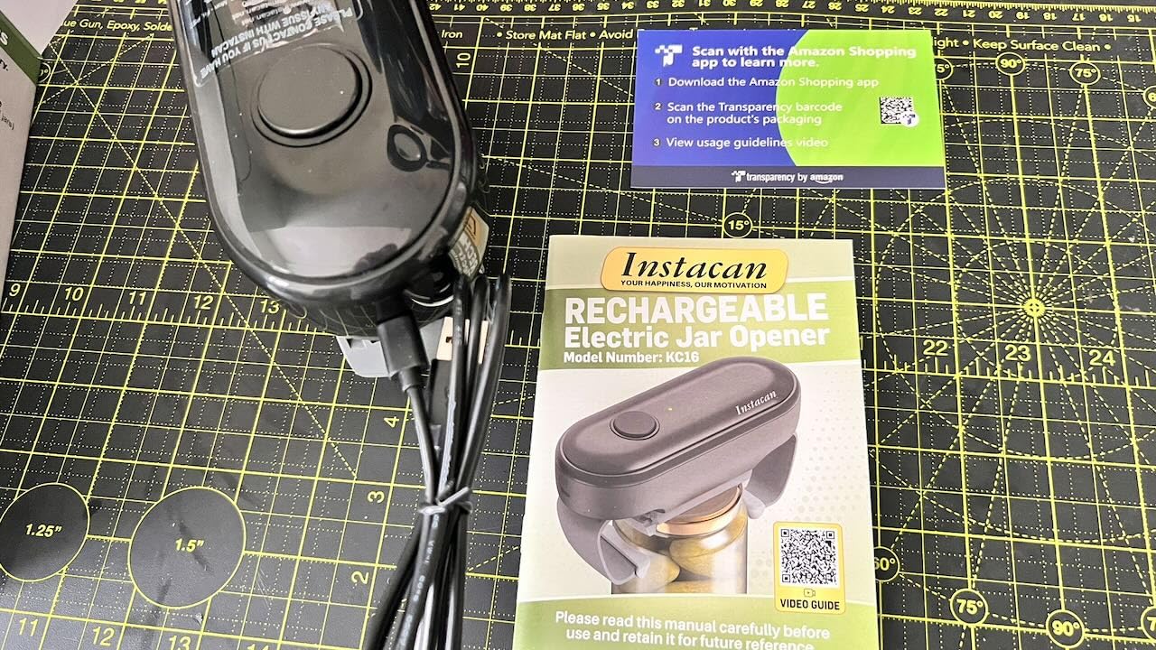 Rechargeable Electric Jar Opener for Seniors with Arthritis & Weak Hands | Easy Jar Opening, Less Hand Strain, Stay Independent, One Touch Operation, Secure Grip, No Battery Changes, Always Ready customer photo 1